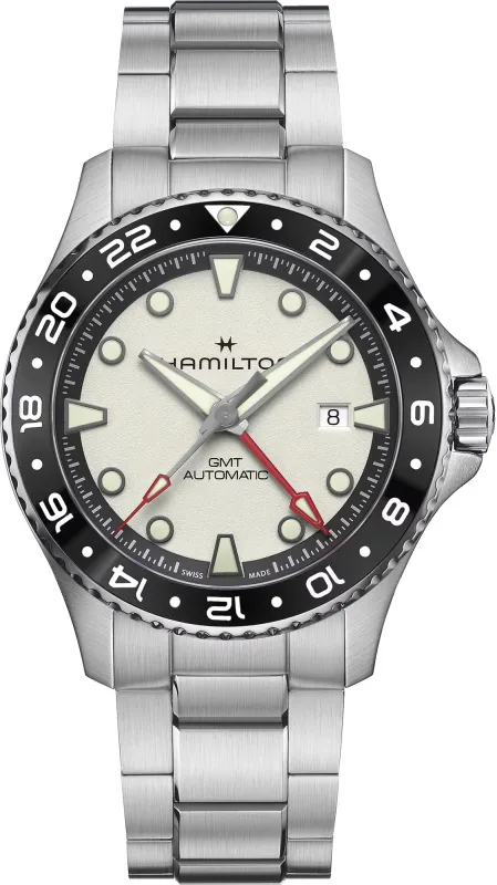 Hamilton Khaki Navy Scuba GMT Watch sold by C.W. Sellors