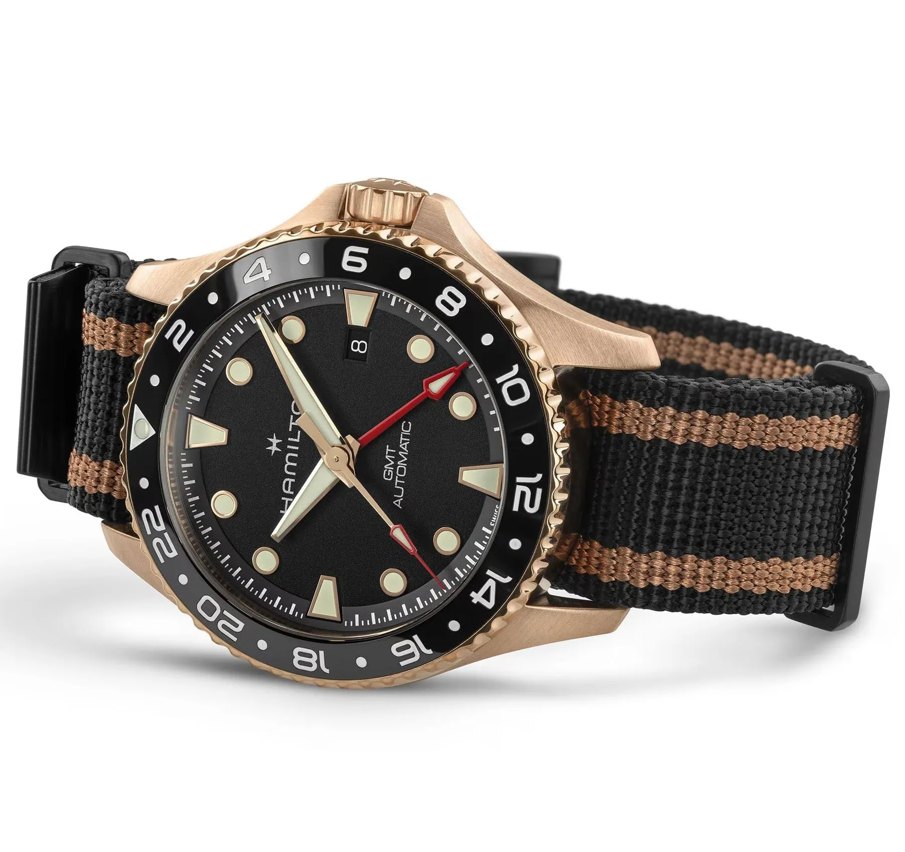 Hamilton Khaki Navy Scuba GMT Watch sold by C.W. Sellors product image thumbnail 3