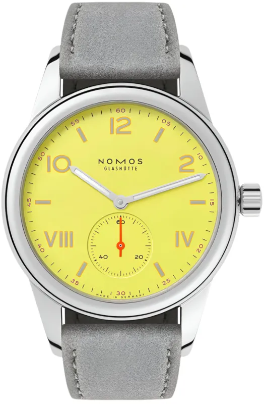 Nomos Glashutte Club Campus Starlight Sapphire Crystal Watch sold by C.W. Sellors