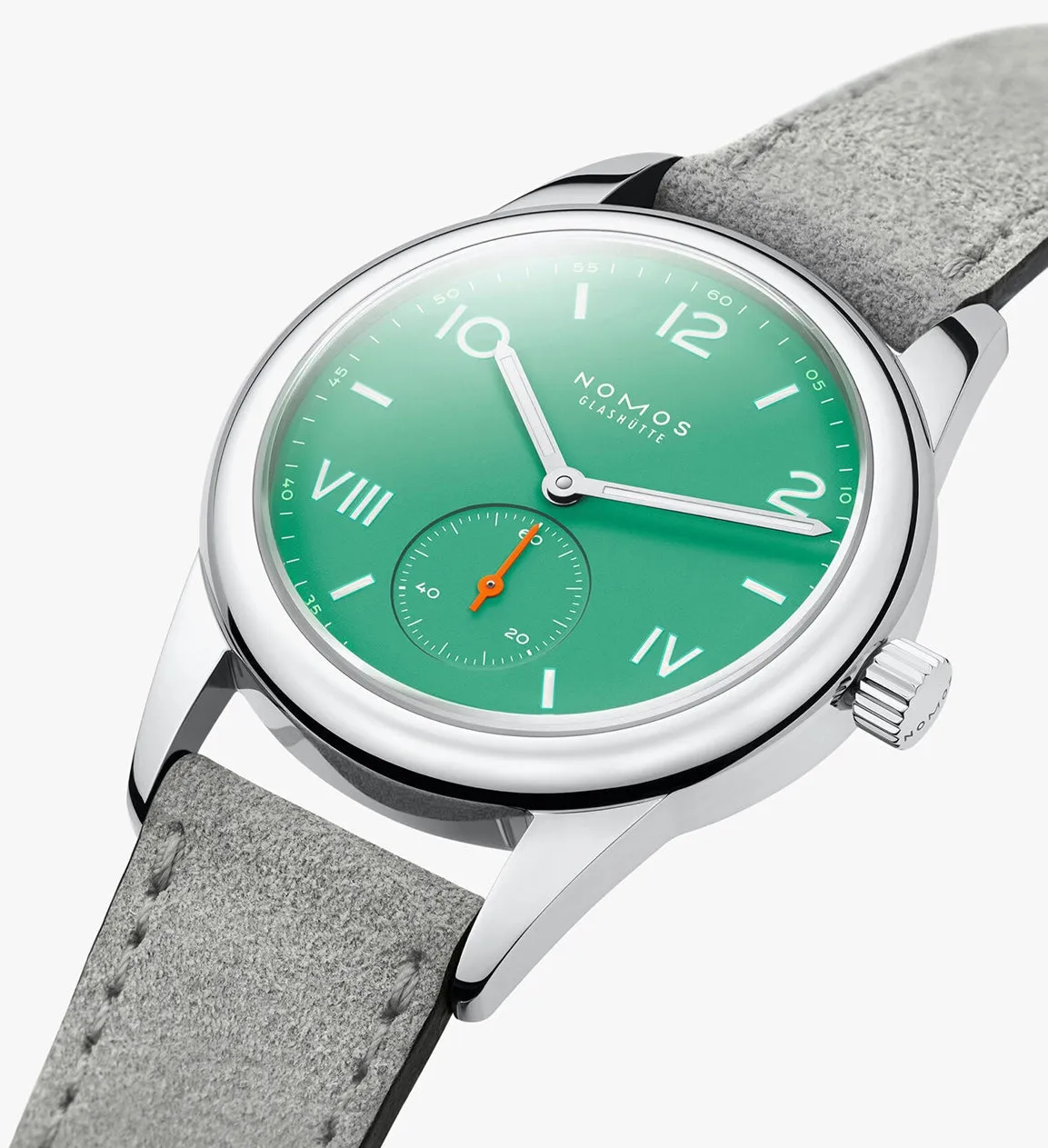 Nomos Glashutte Club Campus Electric Green Sapphire Crystal Watch sold by C.W. Sellors product image thumbnail 3