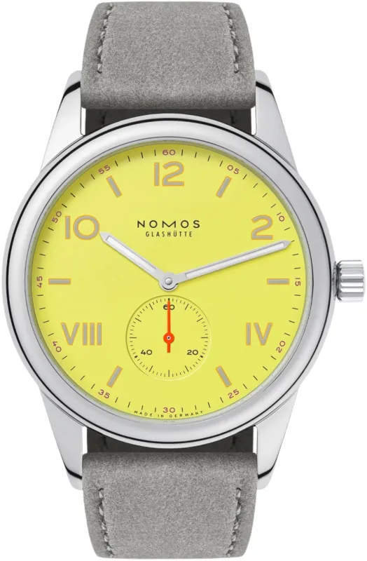 Nomos Glashutte Club Campus 38 Starlight Sapphire Crystal Watch sold by C.W. Sellors