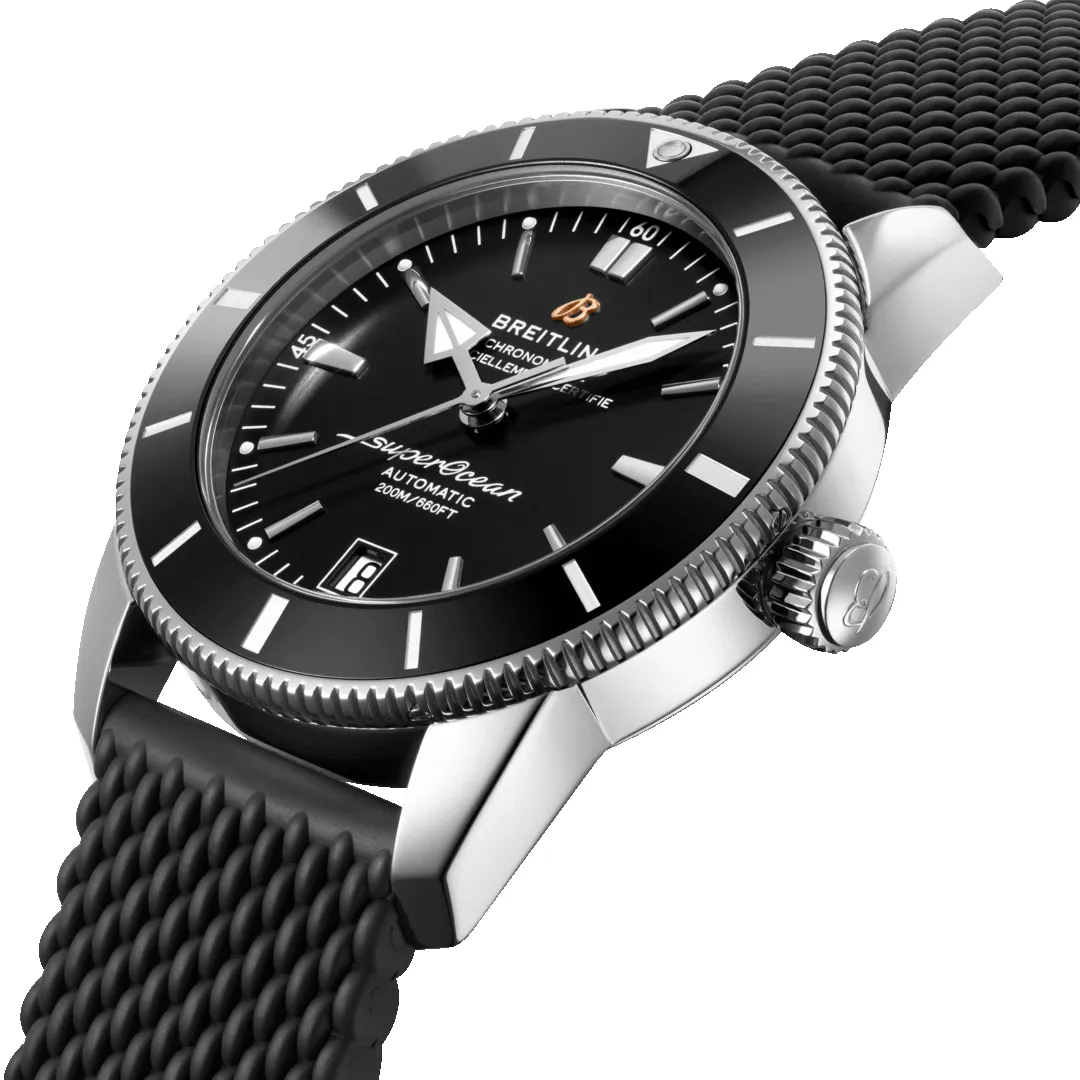 Breitling Pre-Owned Superocean Heritage II B20 42 Rubber Aero Classic Watch D sold by C.W. Sellors product image thumbnail 4
