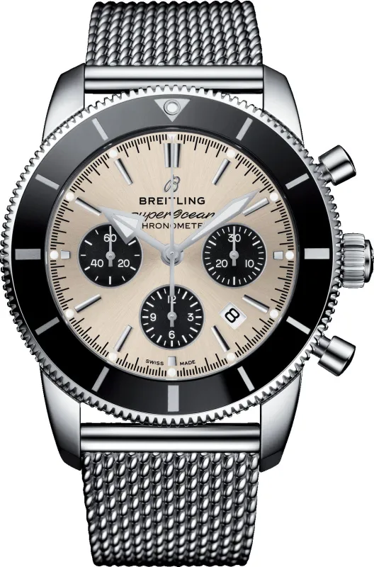Breitling Pre-Owned Superocean Heritage II B01 Chronograph 44 Watch D sold by C.W. Sellors