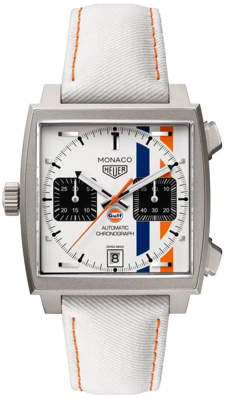 TAG Heuer Monaco Chronograph x Gulf Limited Edition Watch sold by C.W. Sellors
