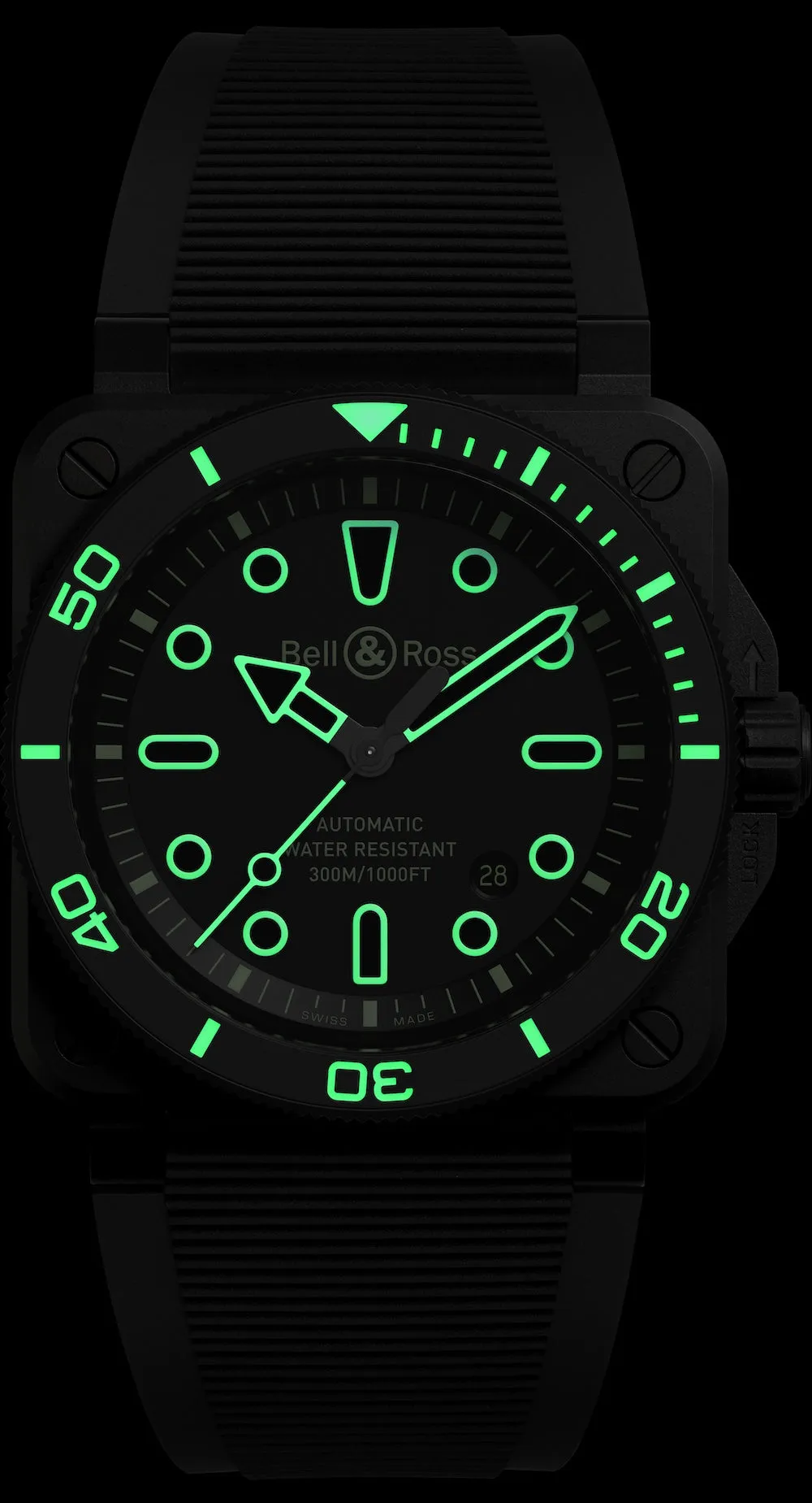 Bell & Ross BR 03 Diver Lum Outline Ceramic Limited Edition Watch sold by C.W. Sellors product image thumbnail 4