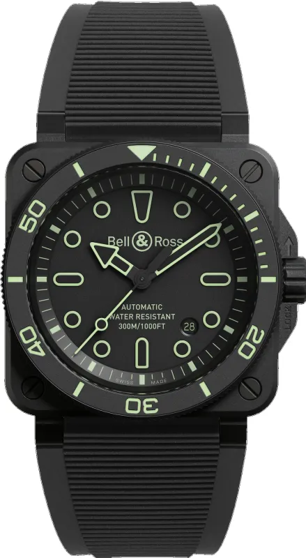 Bell & Ross BR 03 Diver Lum Outline Ceramic Limited Edition Watch sold by C.W. Sellors