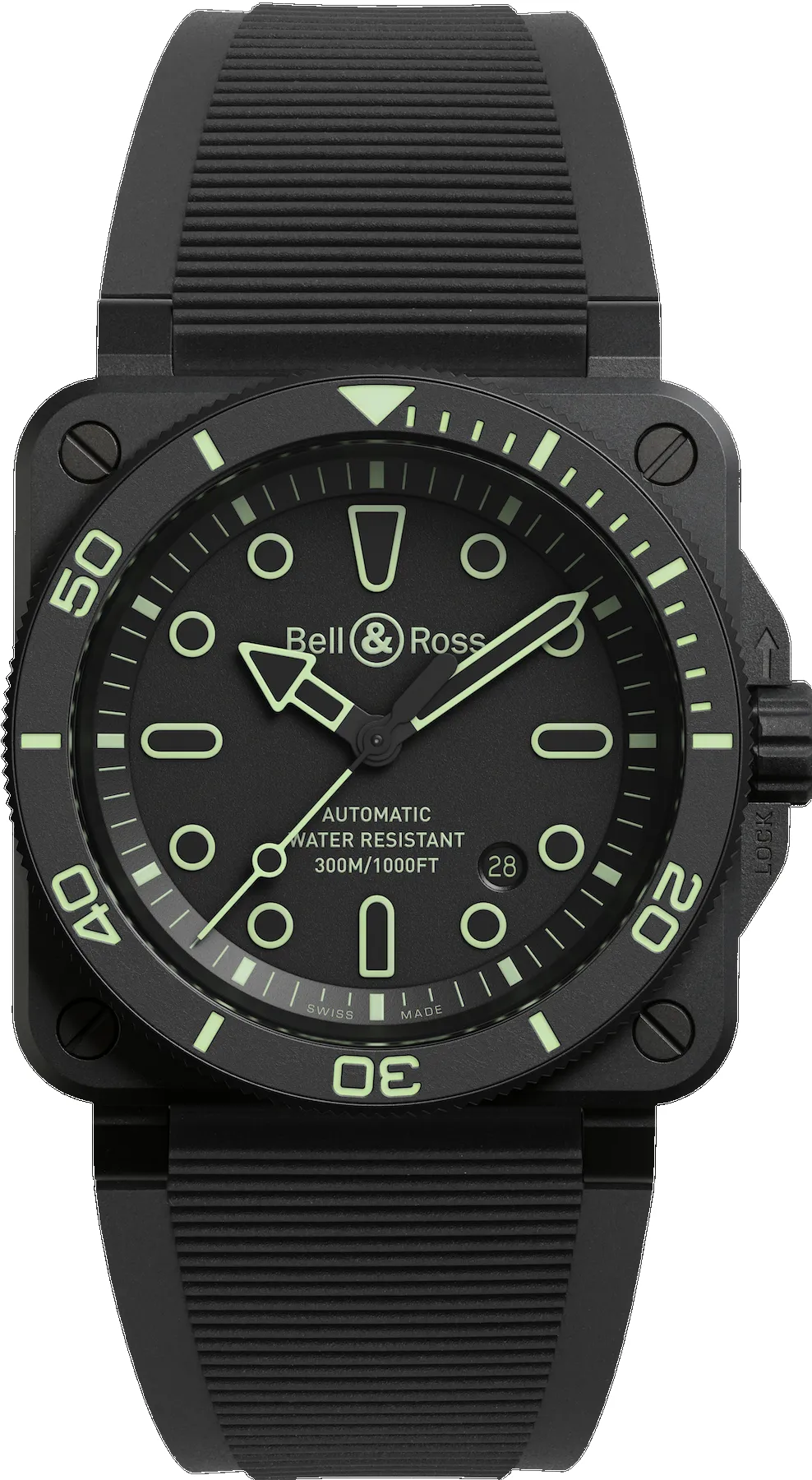 Bell & Ross BR 03 Diver Lum Outline Ceramic Limited Edition Watch sold by C.W. Sellors