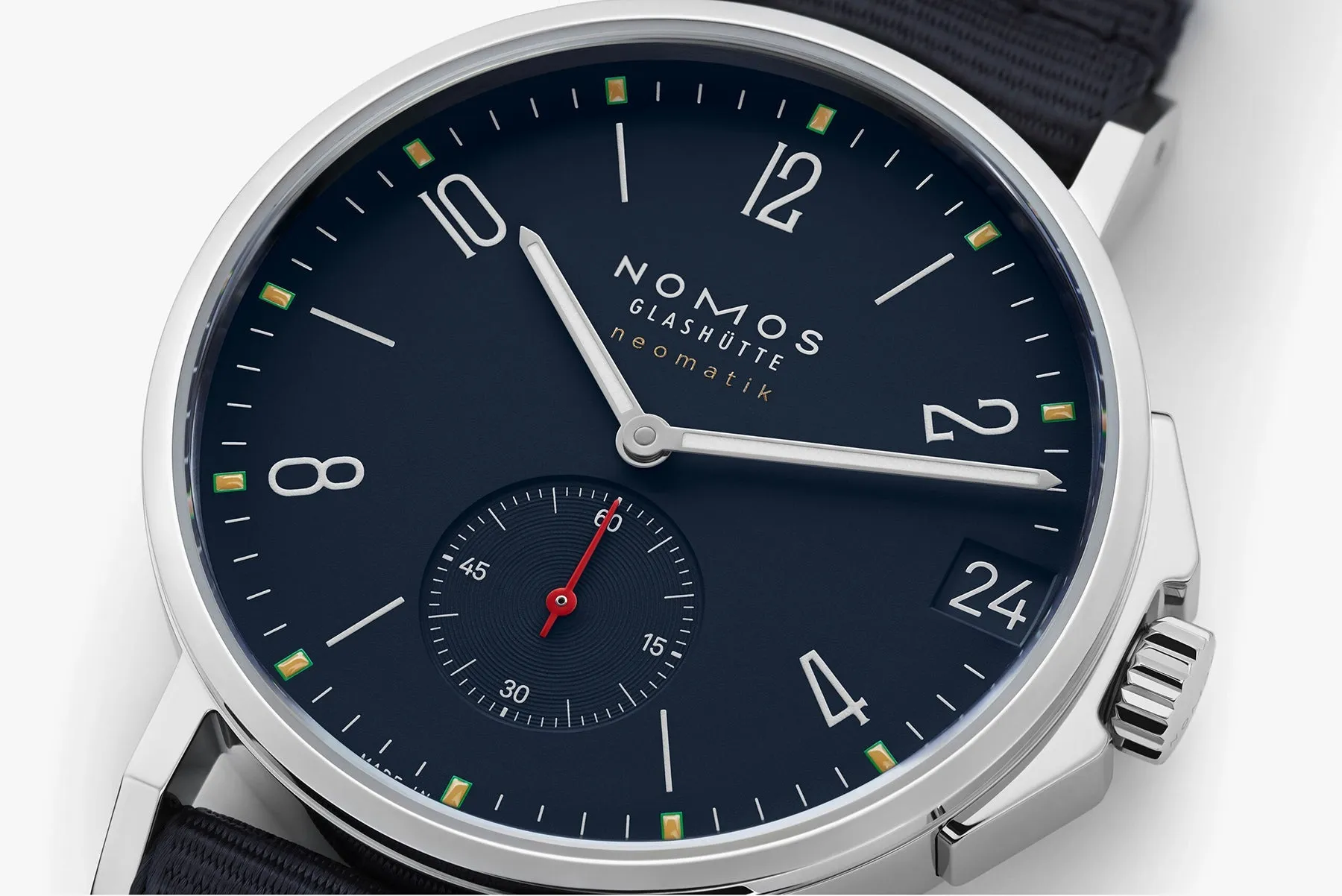 Nomos Glashutte Ahoi Neomatik 38 Date Atlantic Steel Back Watch sold by C.W. Sellors product image thumbnail 3
