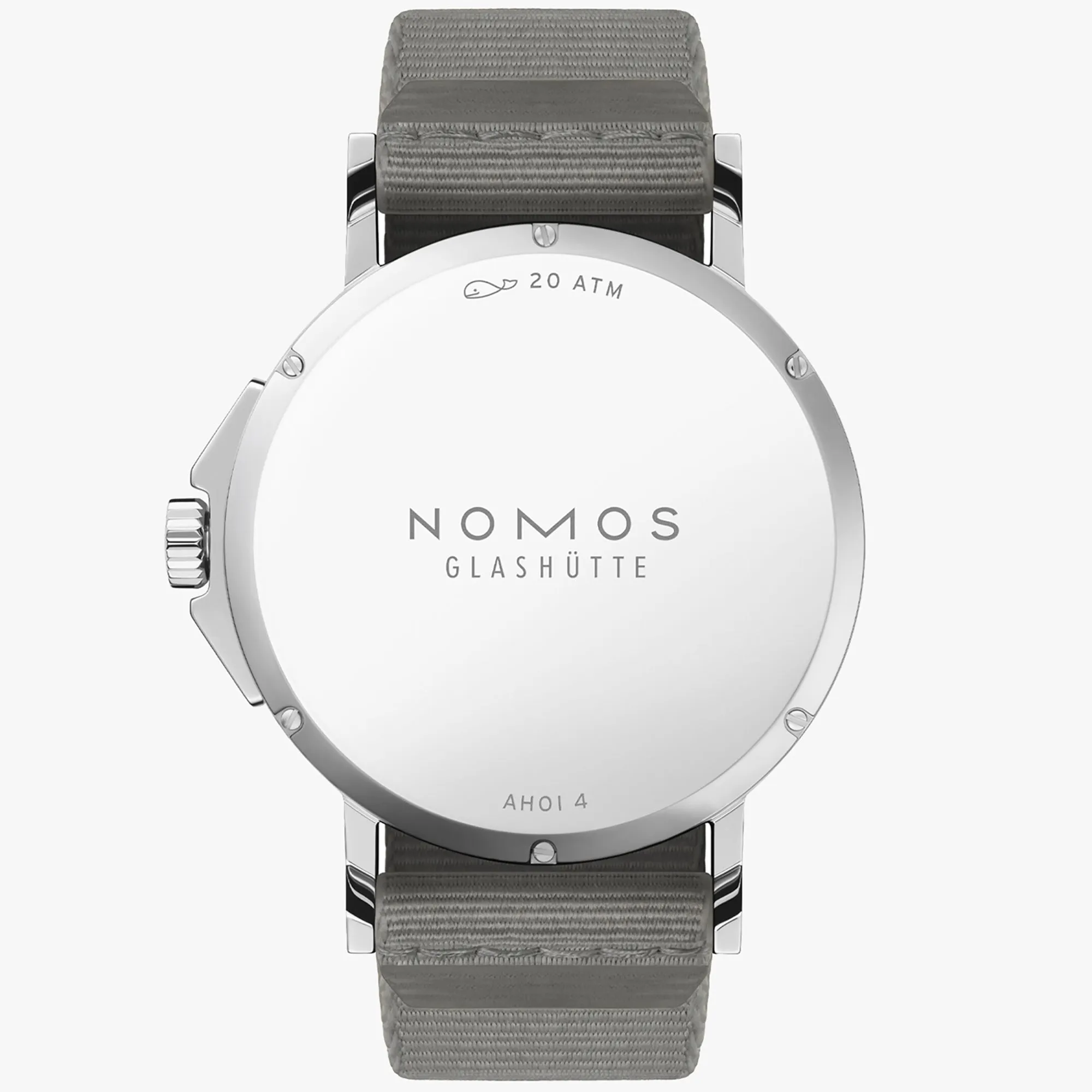 Nomos Glashutte Ahoi Neomatik 38 Date Sand Steel Back Watch sold by C.W. Sellors product image thumbnail 2
