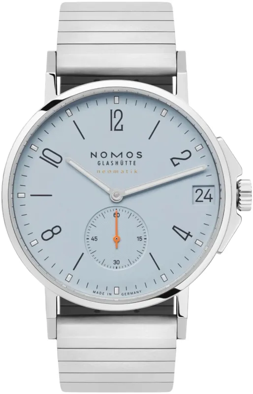 Nomos Glashutte Ahoi Neomatik 38 Date Sky Sapphire Crystal Watch sold by C.W. Sellors