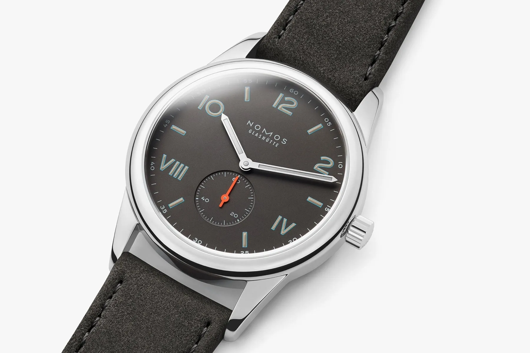 Nomos Glashutte Club Campus 38 Nacht Sapphire Crystal Watch sold by C.W. Sellors product image thumbnail 3