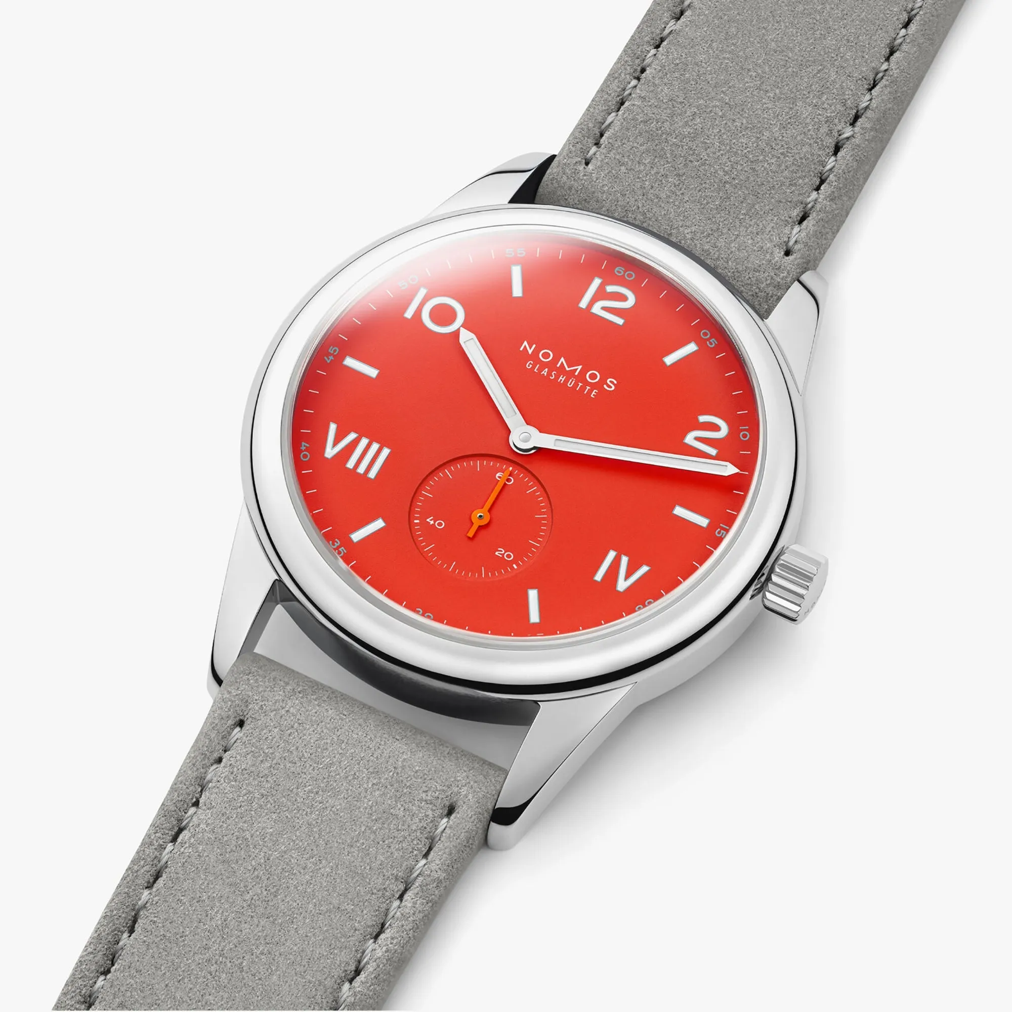 Nomos Glashutte Club Campus 38 Nonstop Red Sapphire Crystal Watch sold by C.W. Sellors product image thumbnail 5