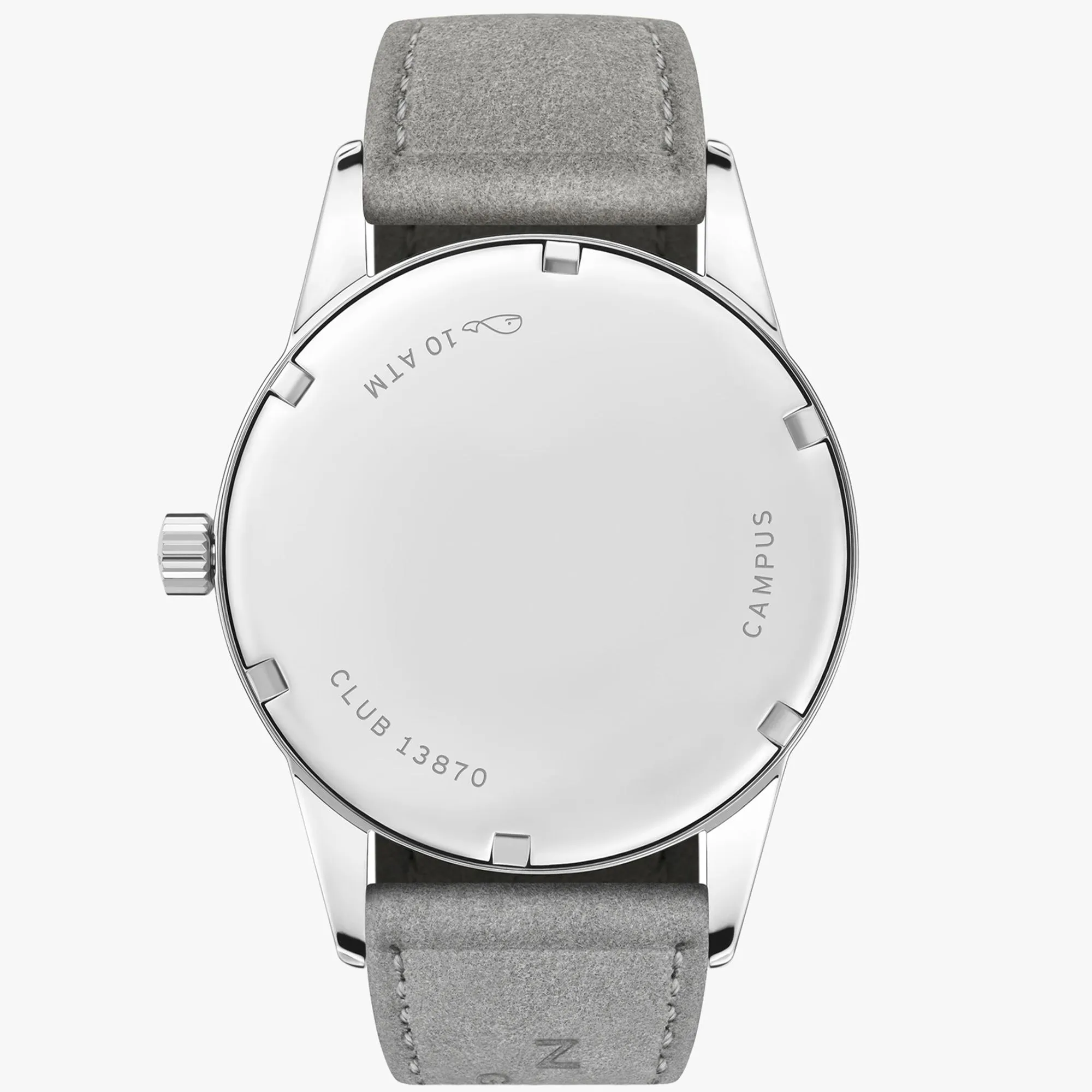 Nomos Glashutte Club Campus 38 Nonstop Red Steel Back Watch sold by C.W. Sellors product image thumbnail 2