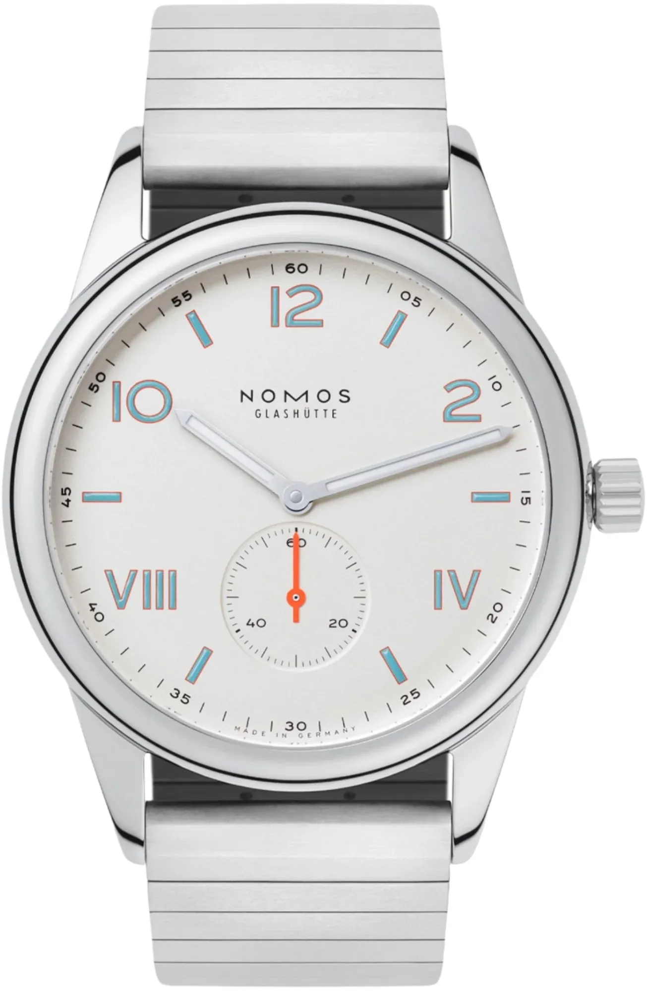 Nomos Glashutte Club Campus 38 Sapphire Crystal Watch sold by C.W. Sellors