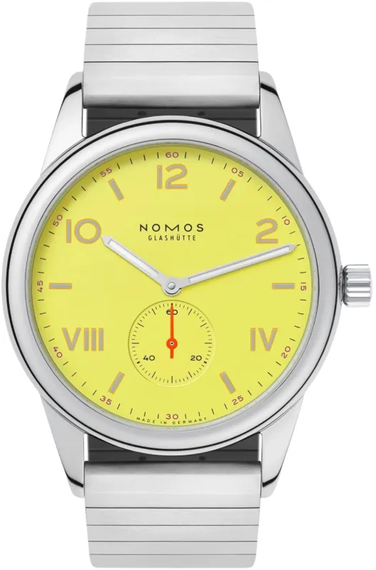 Nomos Glashutte Club Campus 38 Starlight Steel Back Watch sold by C.W. Sellors