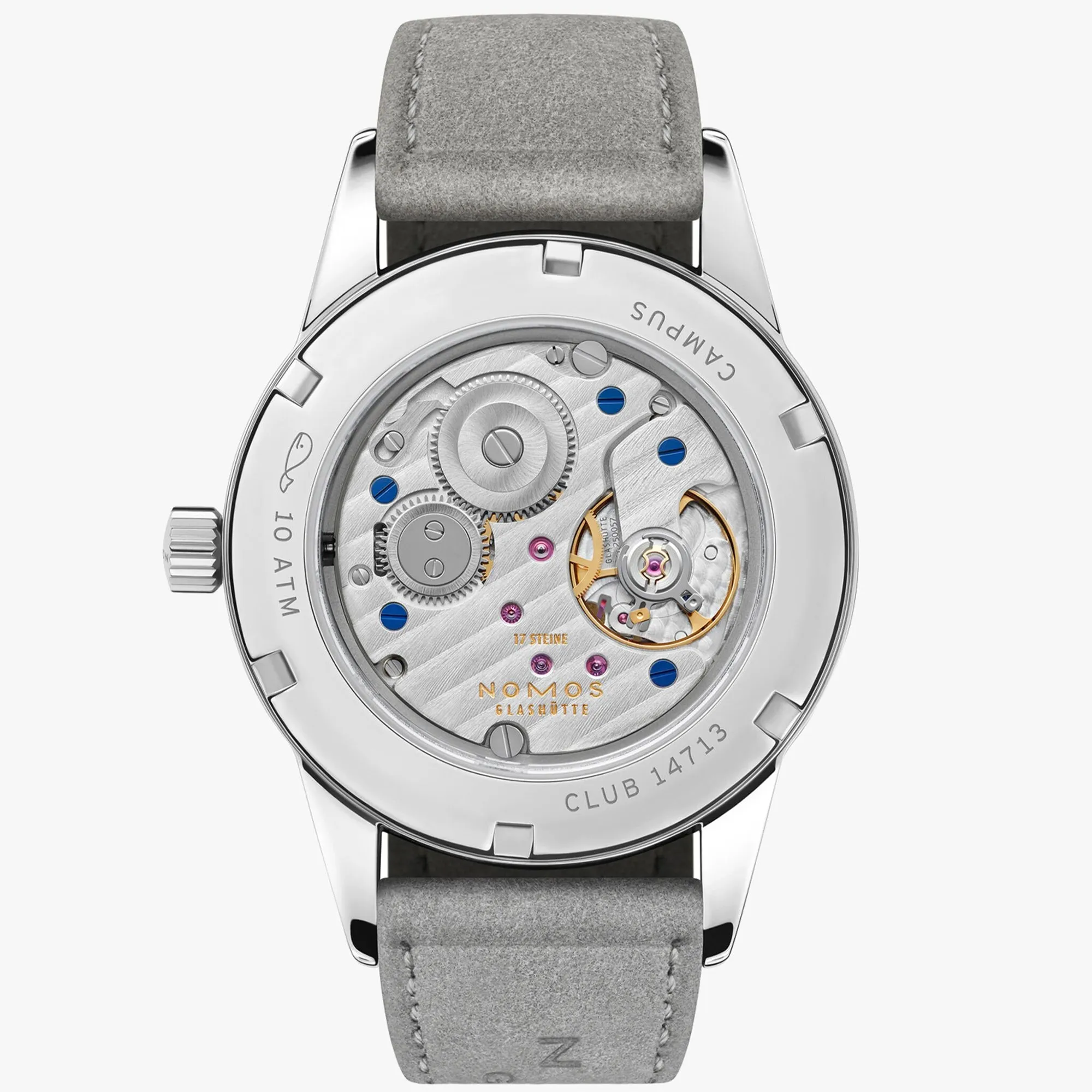 Nomos Glashutte Club Campus Endless Blue Sapphire Crystal Watch sold by C.W. Sellors product image thumbnail 2