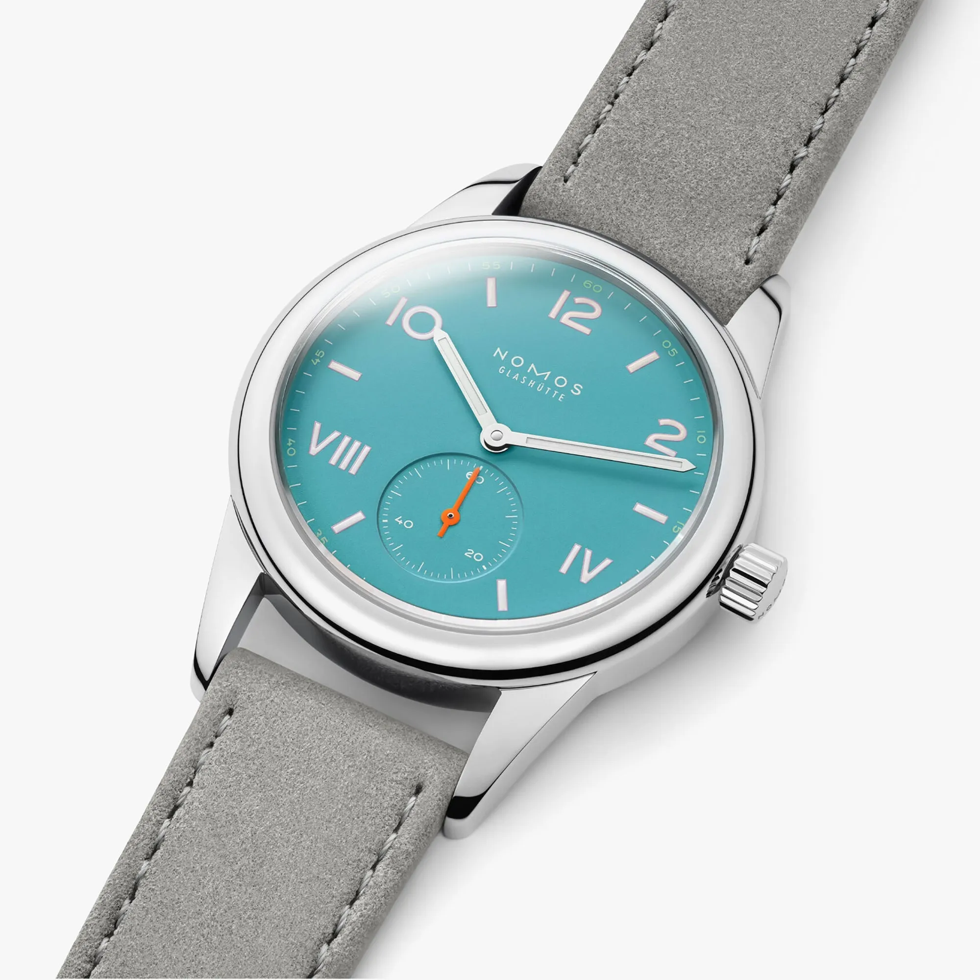 Nomos Glashutte Club Campus Endless Blue Steel Back Watch sold by C.W. Sellors product image thumbnail 5