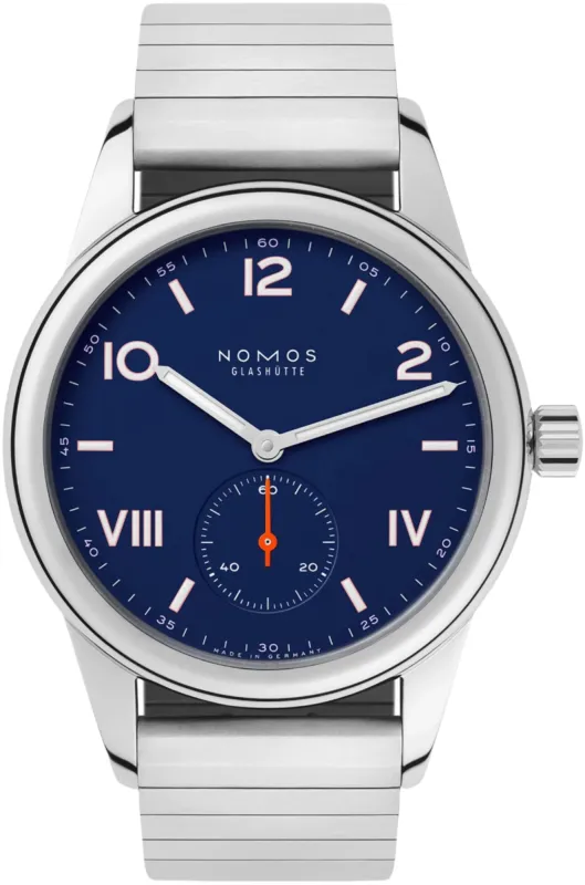 Nomos Glashutte Club Campus Night Sky Steel Back Watch sold by C.W. Sellors