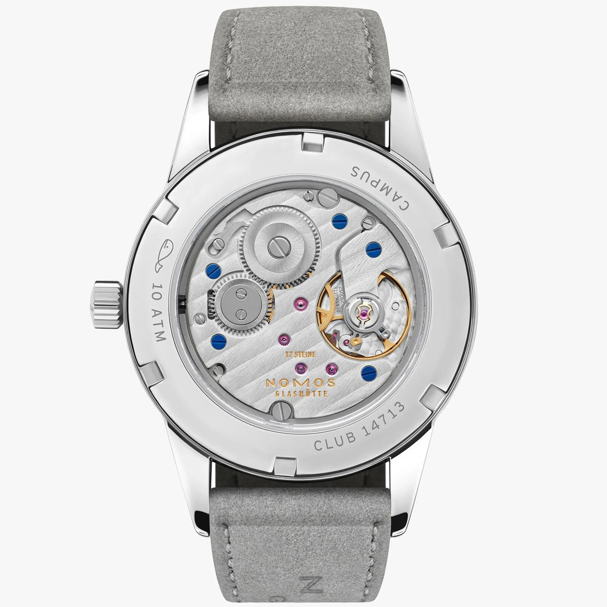Nomos Glashutte Club Campus Nonstop Red Sapphire Crystal Watch sold by C.W. Sellors product image thumbnail 2