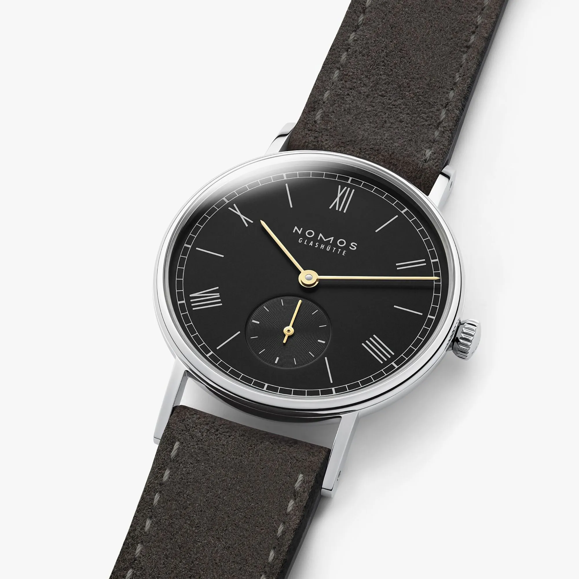 Nomos Glashutte Ludwig 33 Noir Sapphire Crystal Watch sold by C.W. Sellors product image thumbnail 5