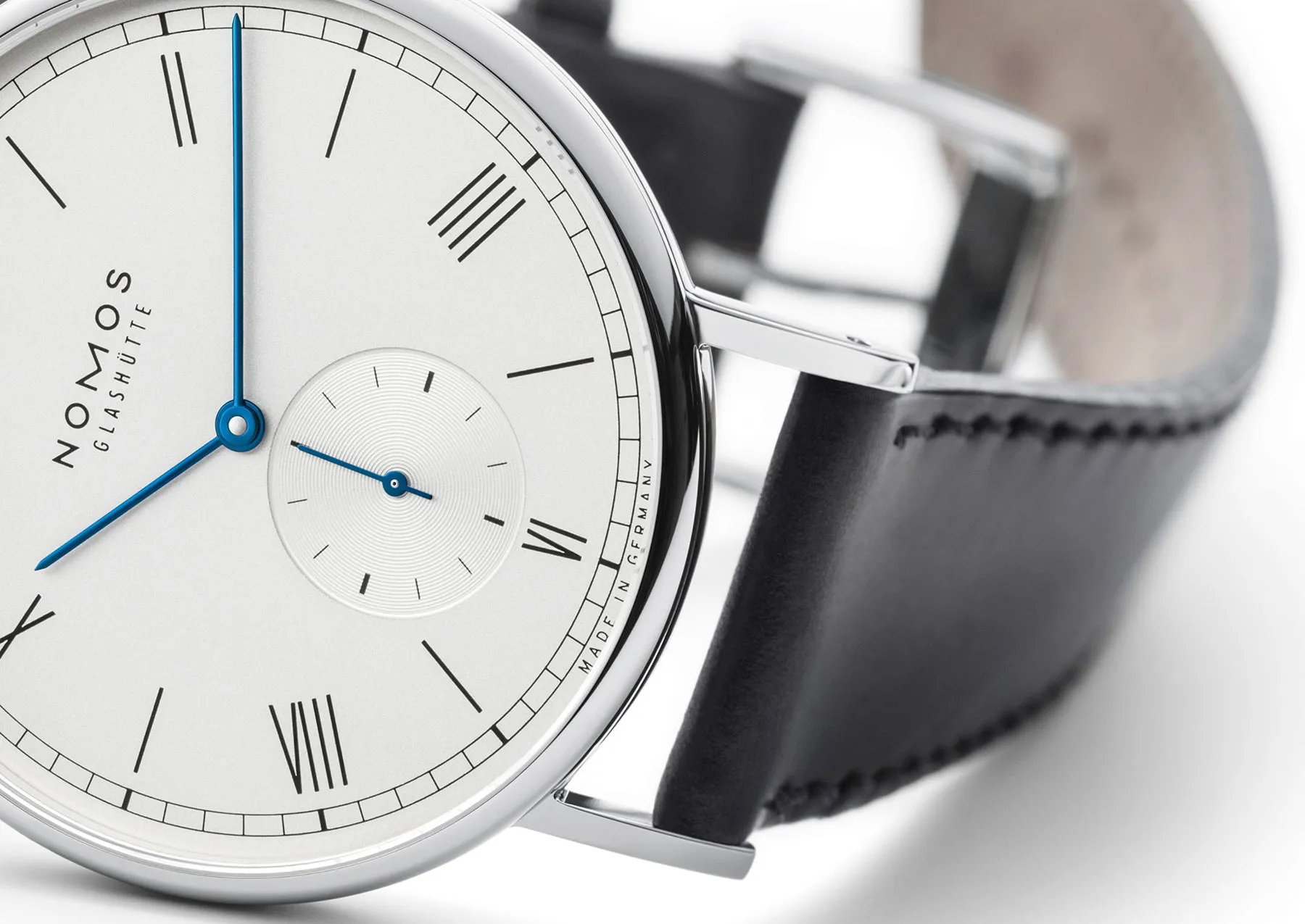 Nomos Glashutte Ludwig 38 Steel Back Watch sold by C.W. Sellors product image thumbnail 5