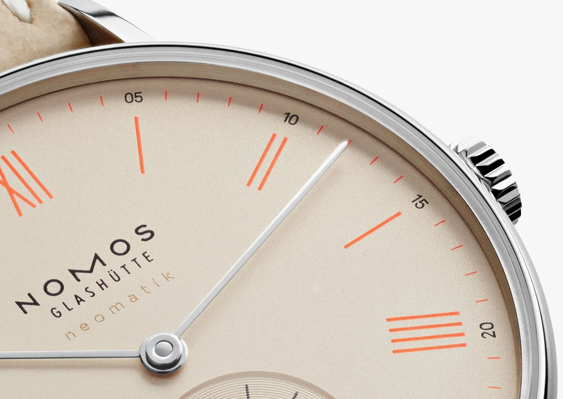 Nomos Glashutte Ludwig Neomatik Champagner Sapphire Crystal Watch sold by C.W. Sellors product image thumbnail 3