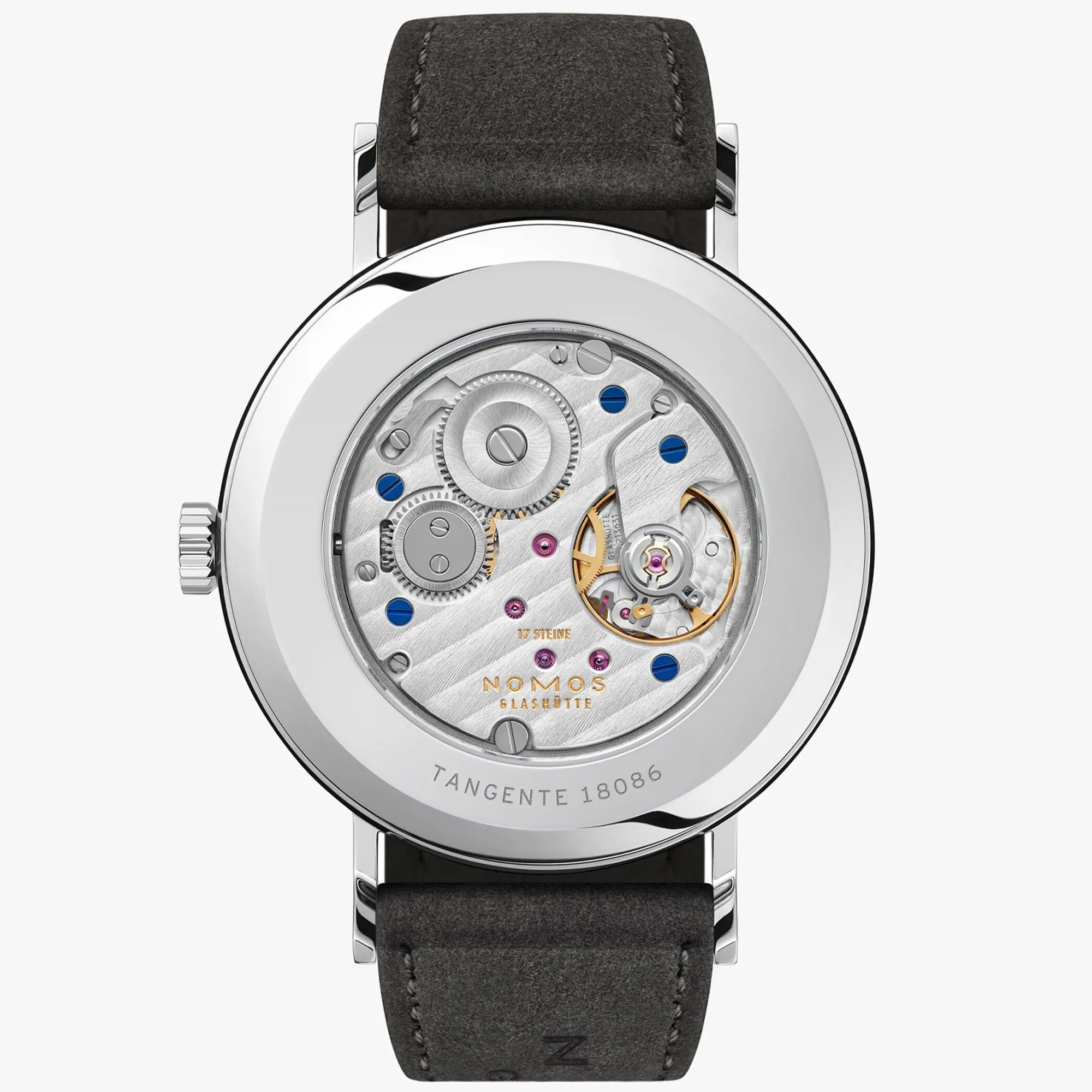 Nomos Glashutte Tangente 38 Midnight Blue Sapphire Crystal Watch sold by C.W. Sellors product image thumbnail 2