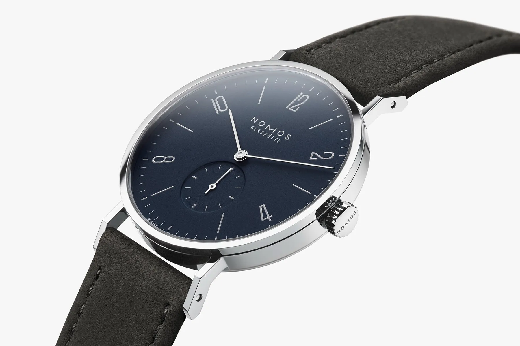 Nomos Glashutte Tangente 38 Midnight Blue Sapphire Crystal Watch sold by C.W. Sellors product image thumbnail 3