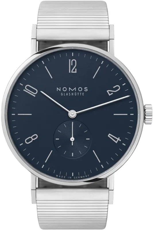 Nomos Glashutte Tangente 38 Midnight Blue Sapphire Crystal Watch sold by C.W. Sellors