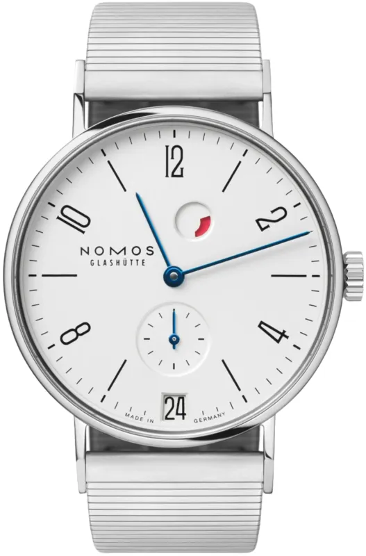 Nomos Glashutte Tangente Datum Gangreserve Sapphire Crystal Watch sold by C.W. Sellors
