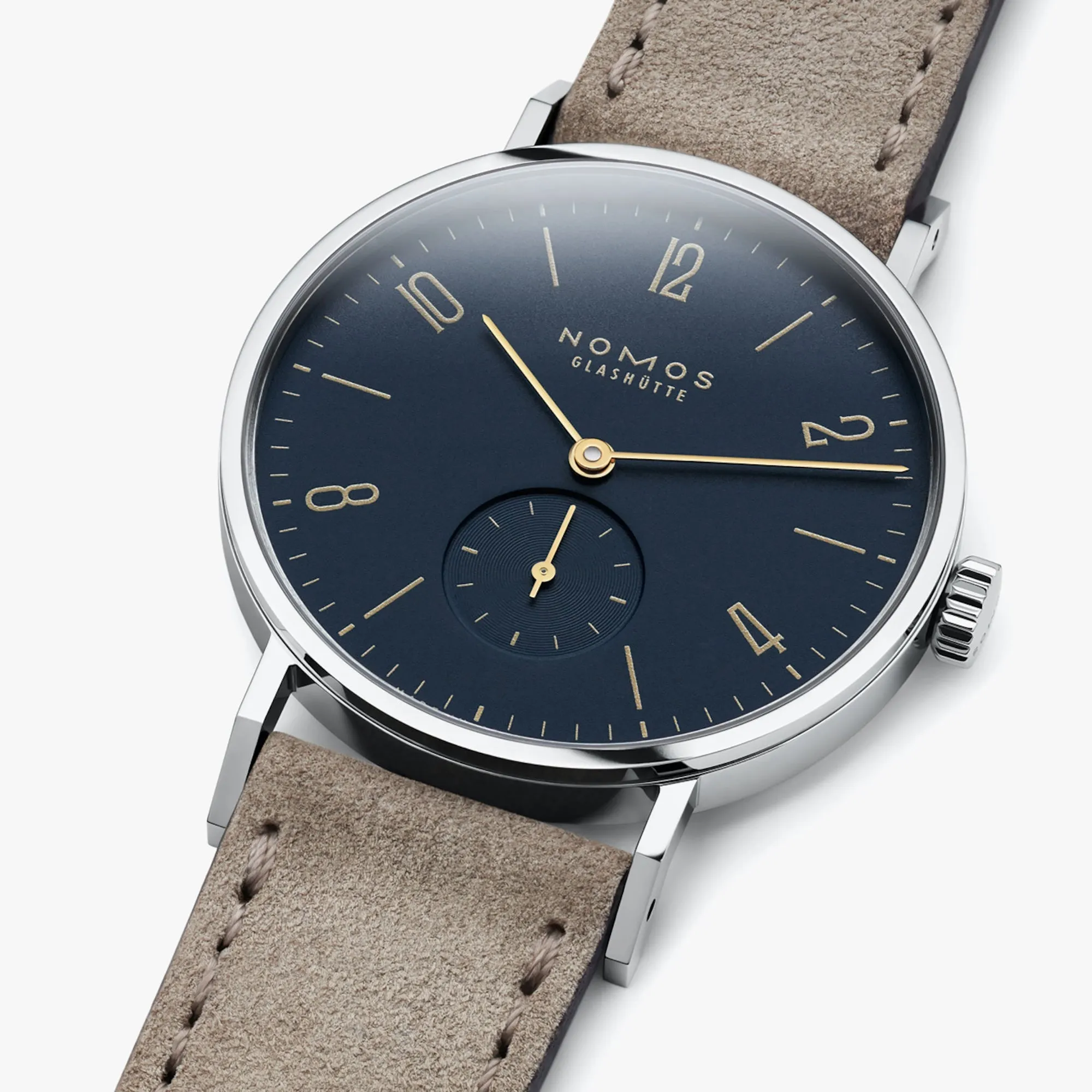 Nomos Glashutte Tangente Midnight Blue Steel Back Watch sold by C.W. Sellors product image thumbnail 5