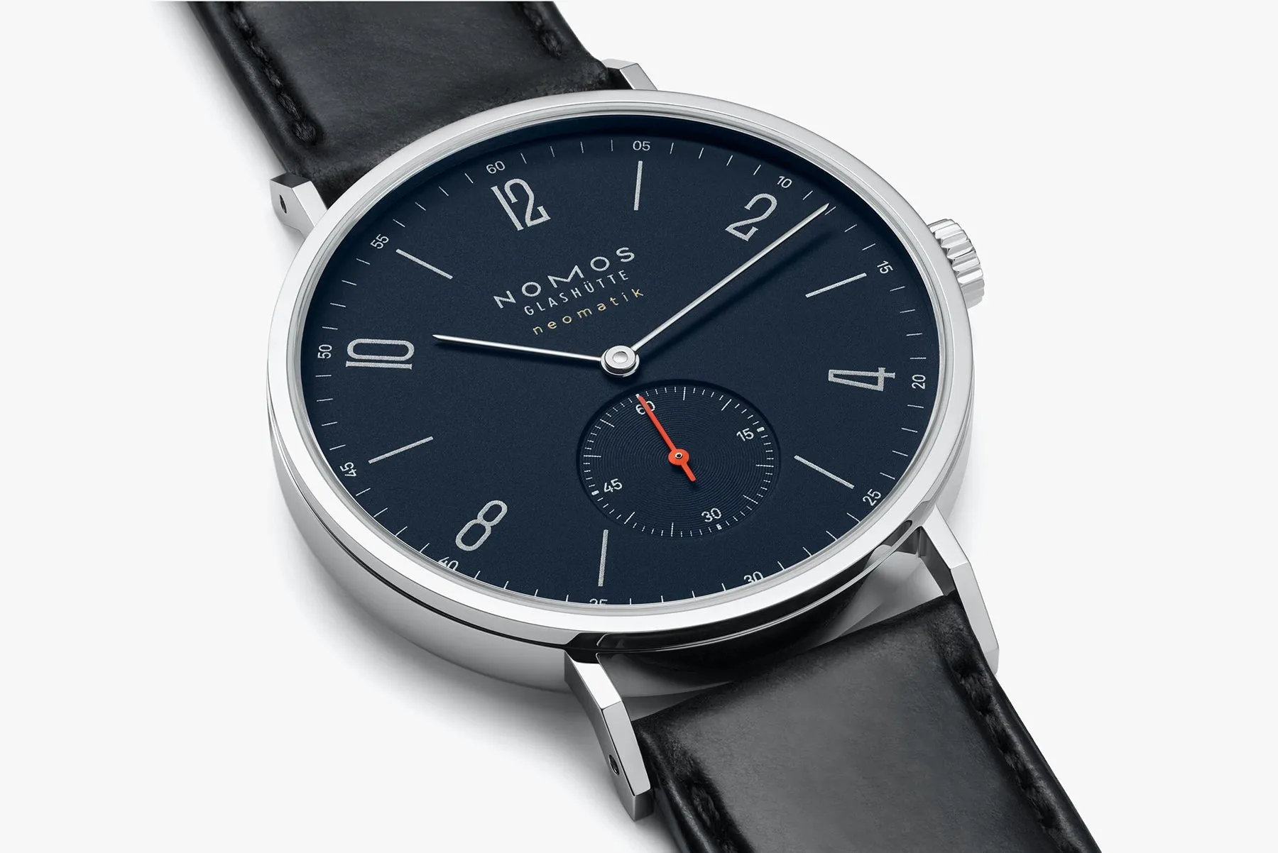 Nomos Glashutte Tangente Neomatik 39 Nachtblau Sapphire Crystal Watch sold by C.W. Sellors product image thumbnail 3
