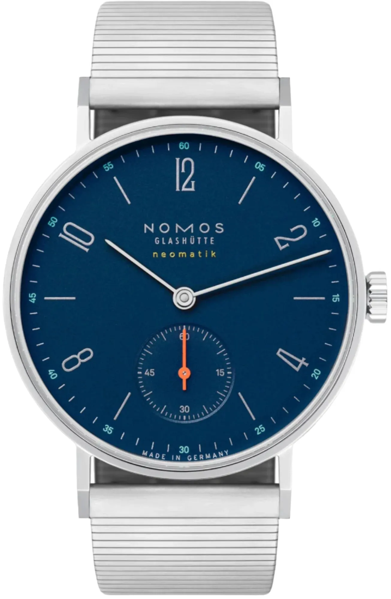 Nomos Glashutte Tangente Neomatik Nachtblau Sapphire Crystal Watch sold by C.W. Sellors