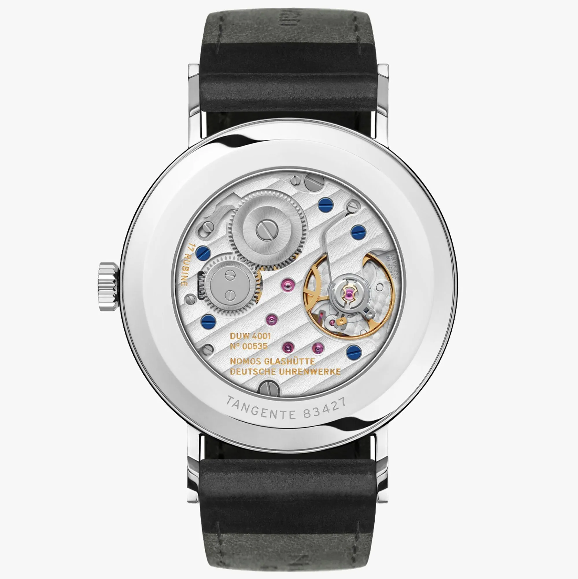 Nomos Glashutte Tangente Sapphire Crystal Watch sold by C.W. Sellors product image thumbnail 2