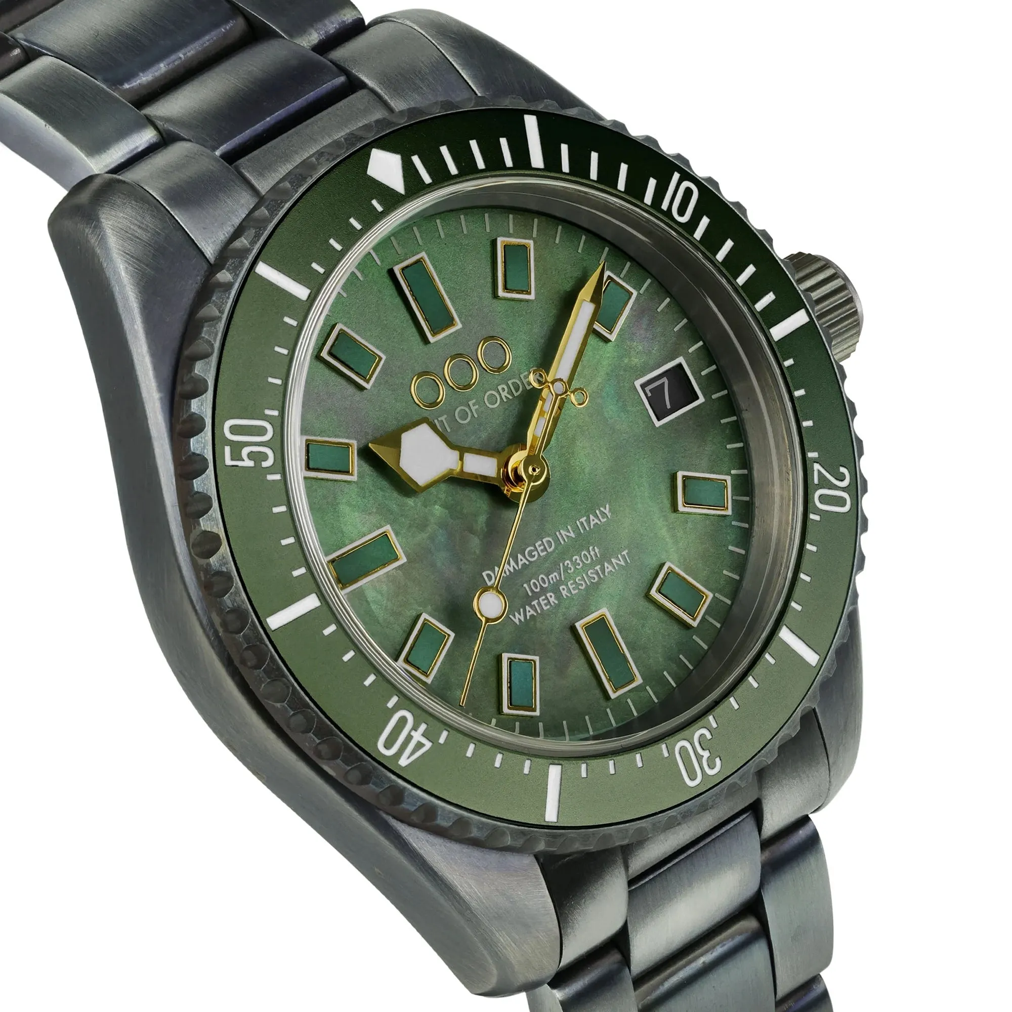 Out Of Order Cassanova MOP Green Watch sold by C.W. Sellors product image thumbnail 3