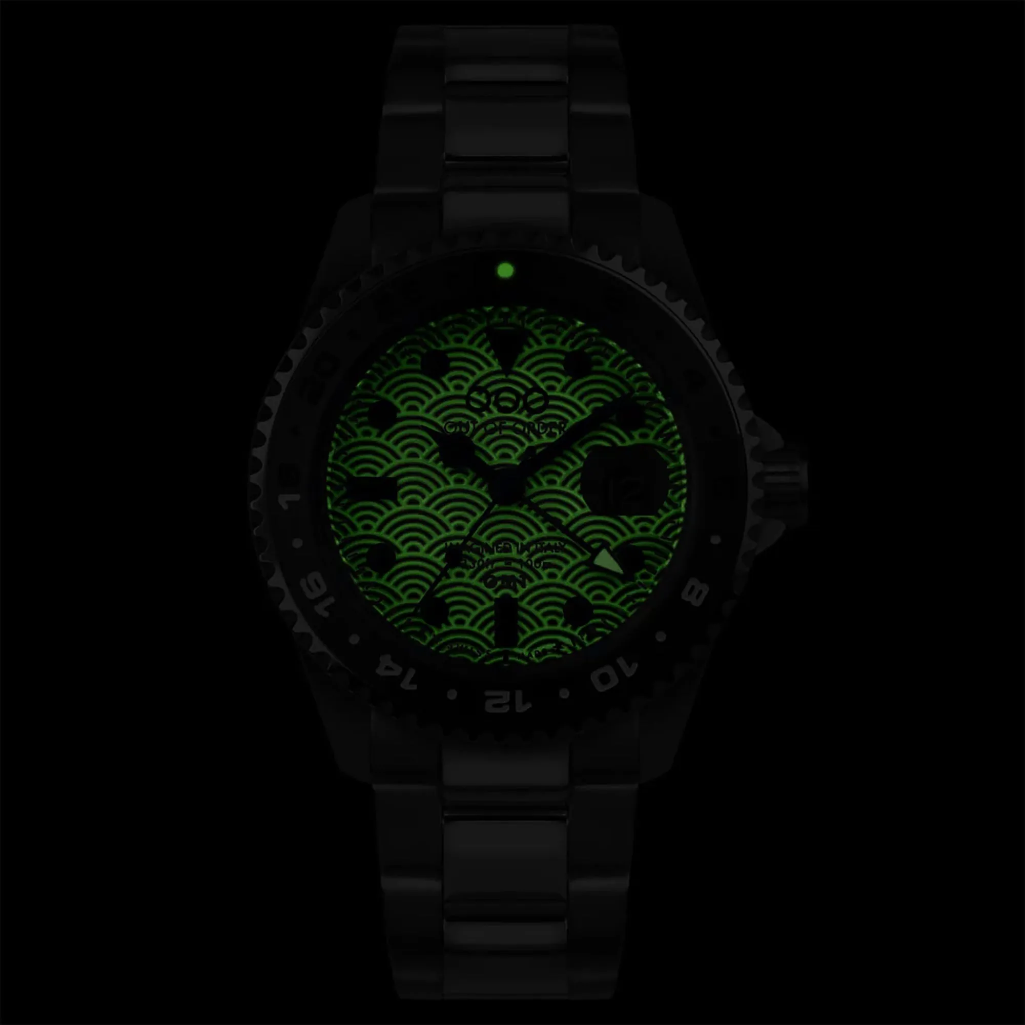 Out Of Order Swiss GMT Tokyo Shibuya Ultra Brushed Watch sold by C.W. Sellors product image thumbnail 2