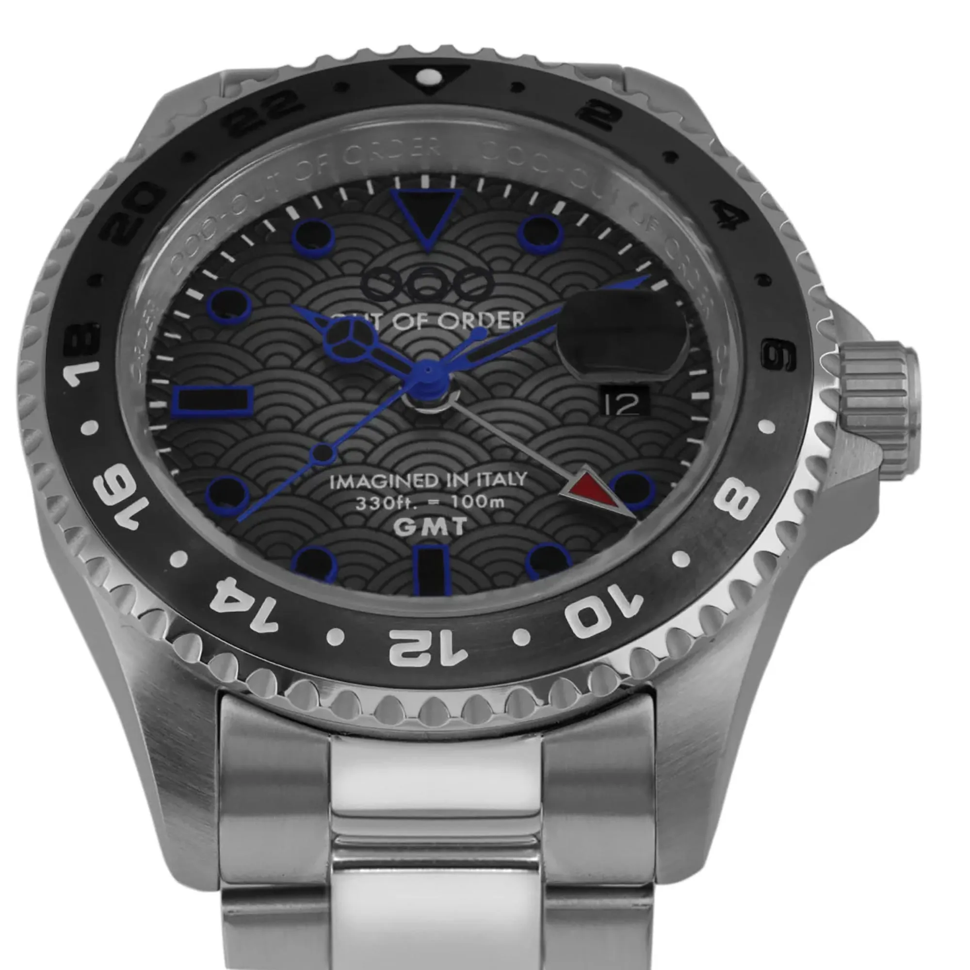 Out Of Order Swiss GMT Tokyo Shibuya Ultra Brushed Watch sold by C.W. Sellors product image thumbnail 4