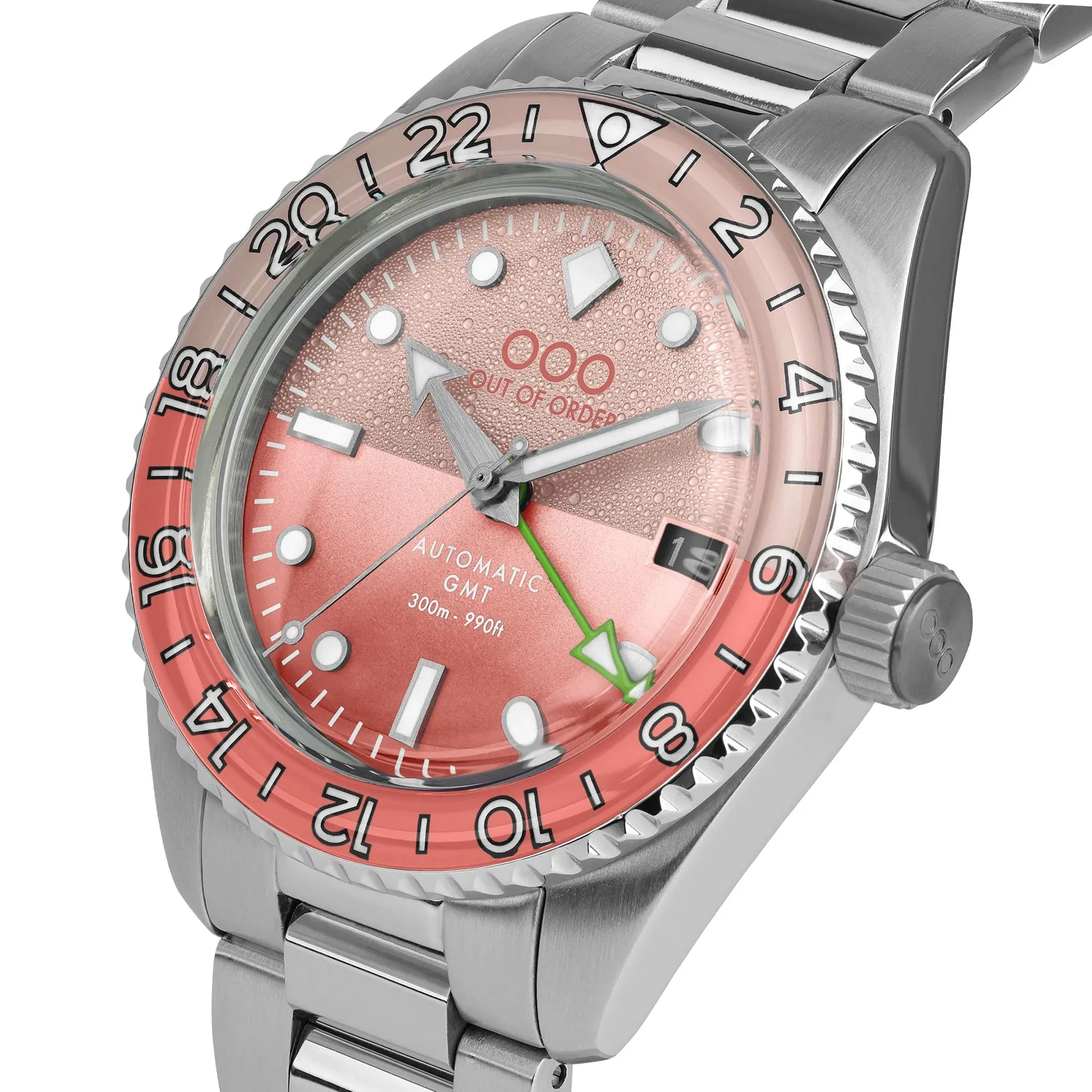 Out Of Order Shaker Paloma Automatic GMT Ultra Brushed Watch sold by C.W. Sellors product image thumbnail 4
