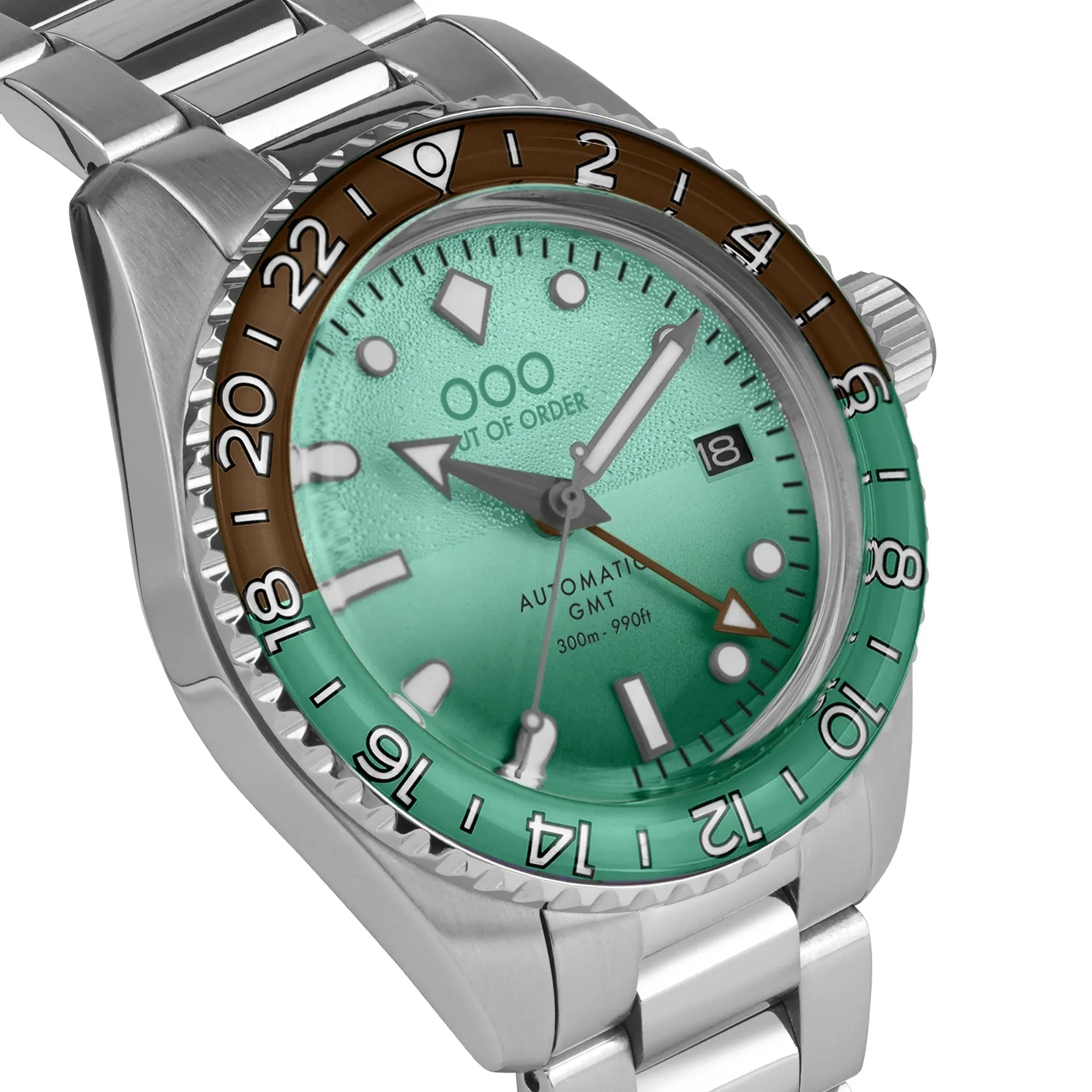 Out Of Order Shaker After 8 Automatic GMT Ultra Brushed Watch sold by C.W. Sellors product image thumbnail 3