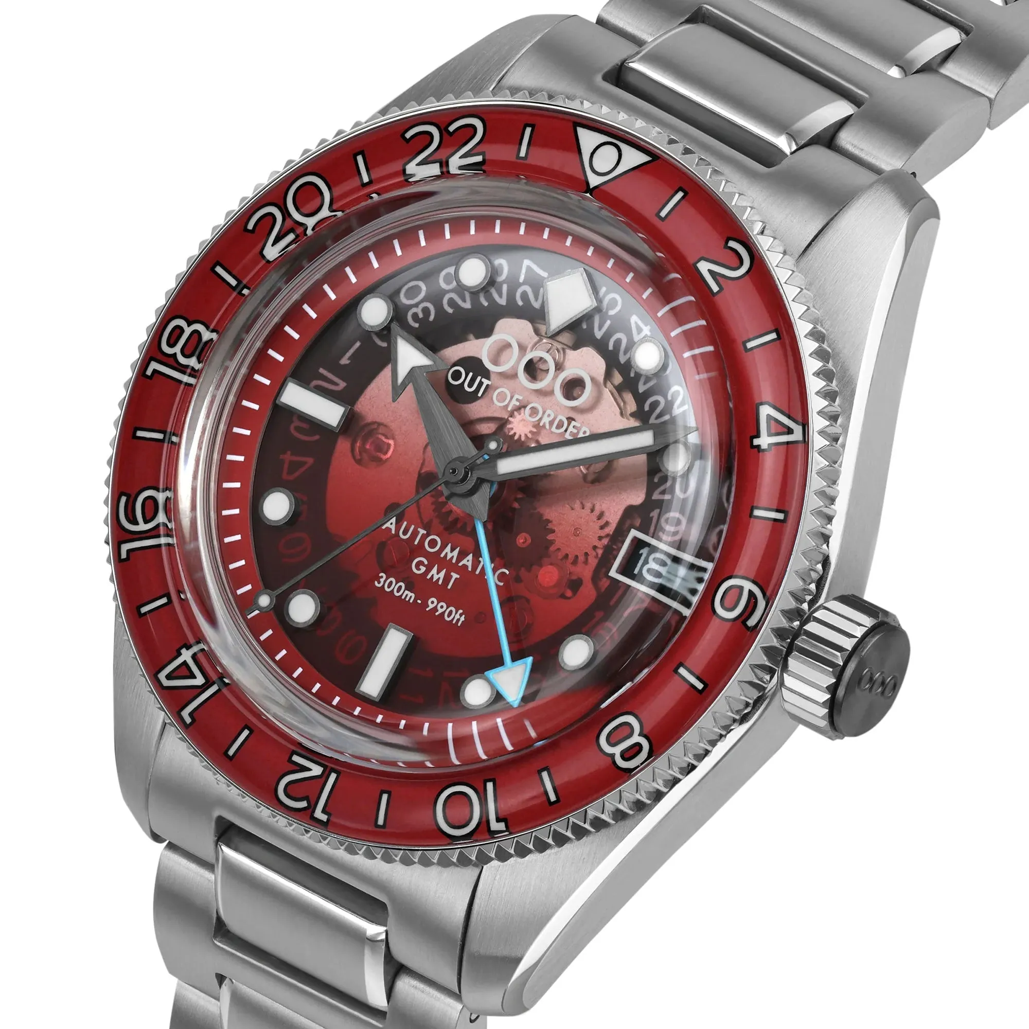 Out Of Order Shaker Spritz Bitter Automatic GMT Limited Edition Watch sold by C.W. Sellors product image thumbnail 5