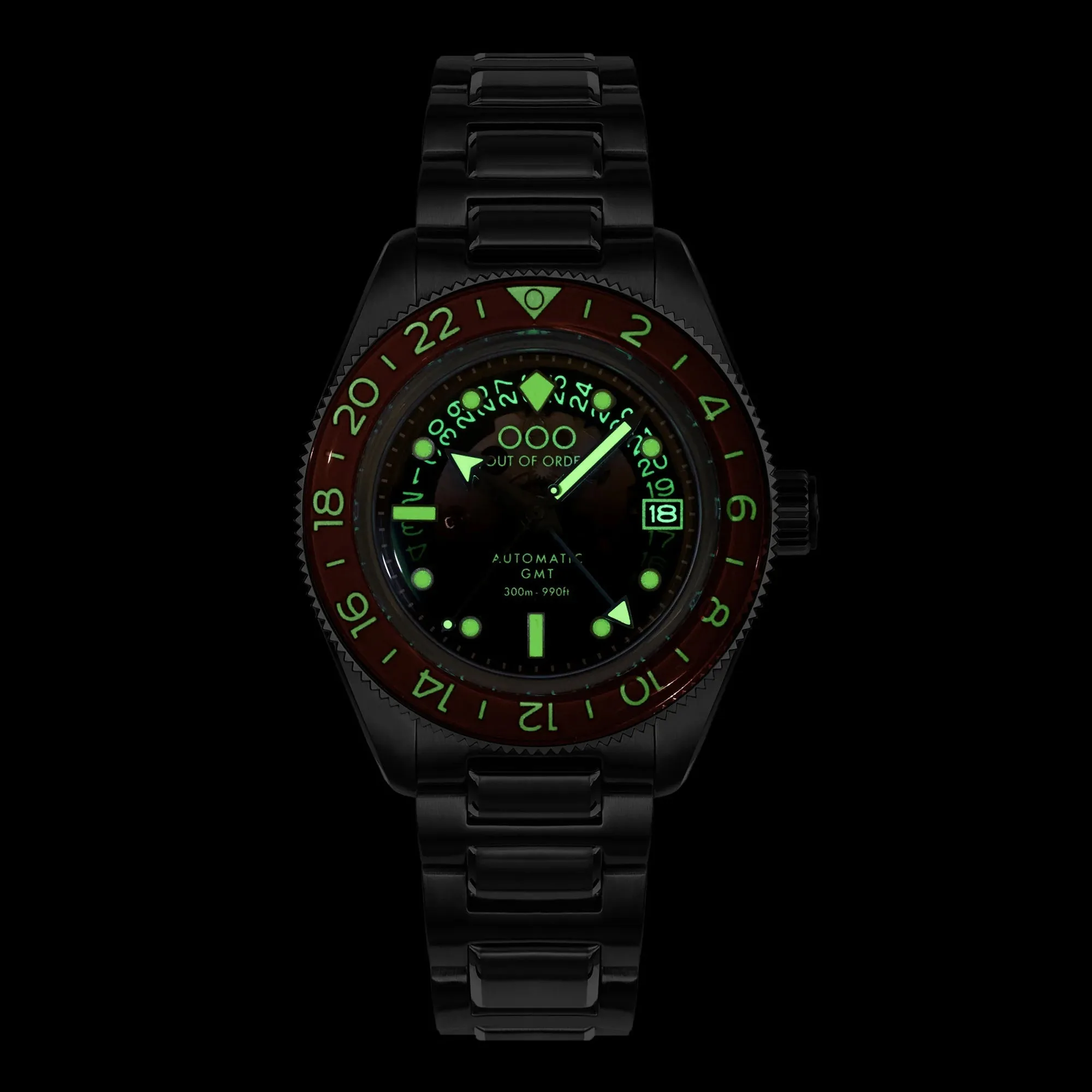 Out Of Order Shaker Spritz Bitter Automatic GMT Limited Edition Watch sold by C.W. Sellors product image thumbnail 2