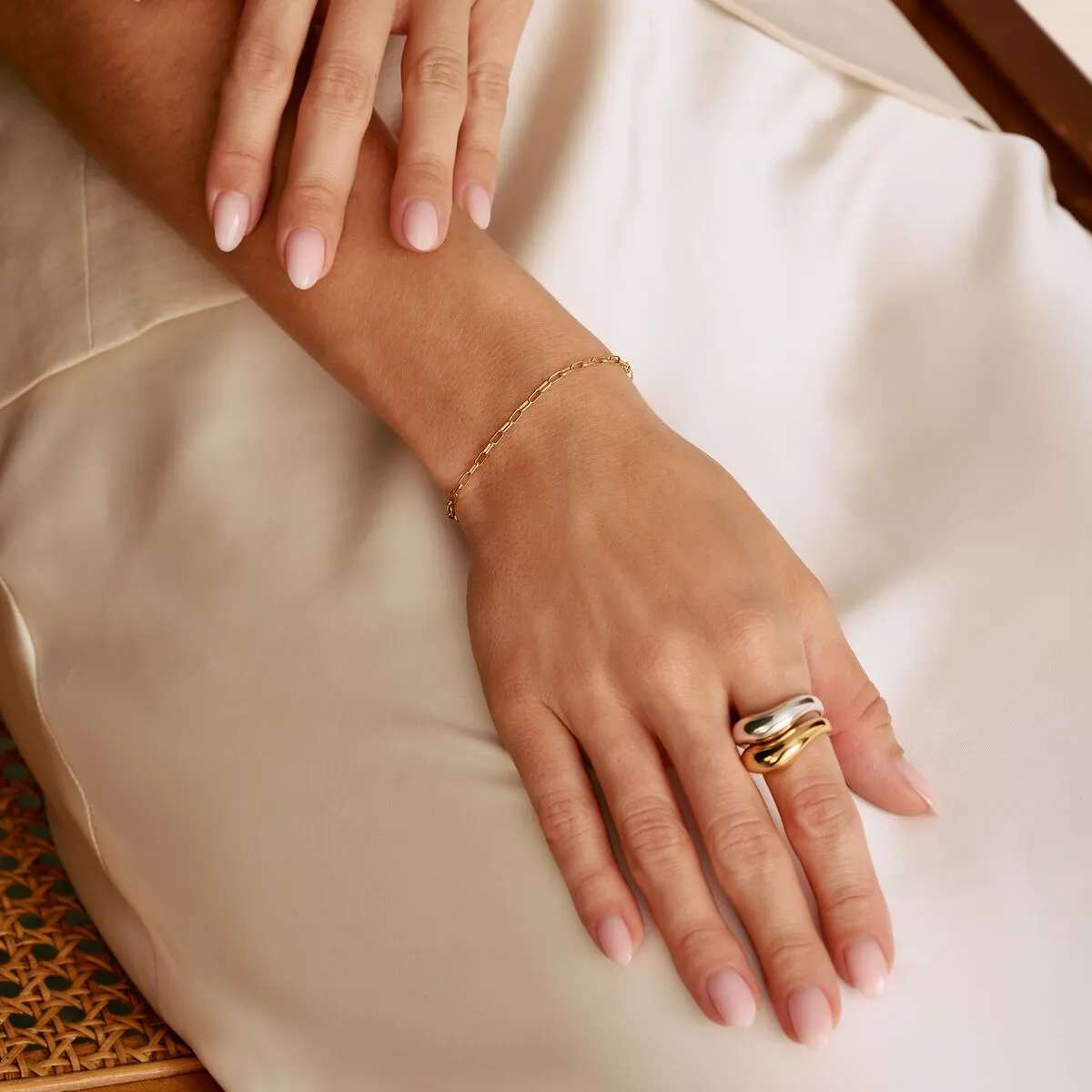 Thomas Sabo Gold Plated Paperclip Bracelet sold by C.W. Sellors product image thumbnail 3