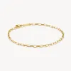 Thomas Sabo Gold Plated Paperclip Bracelet sold by C.W. Sellors