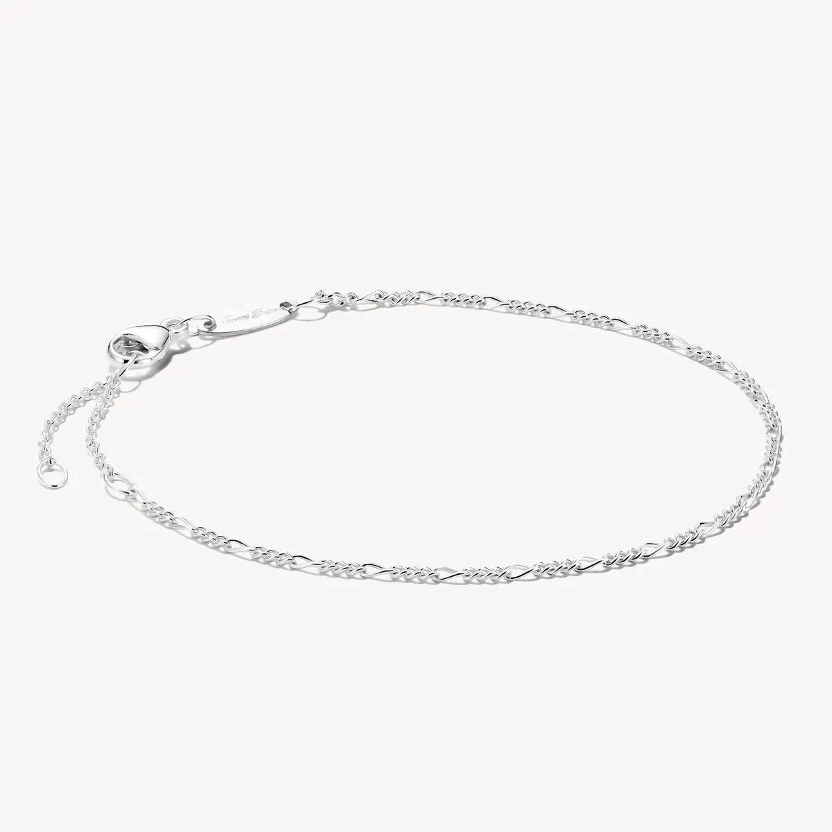 Thomas Sabo Sterling Silver Figaro Bracelet sold by C.W. Sellors