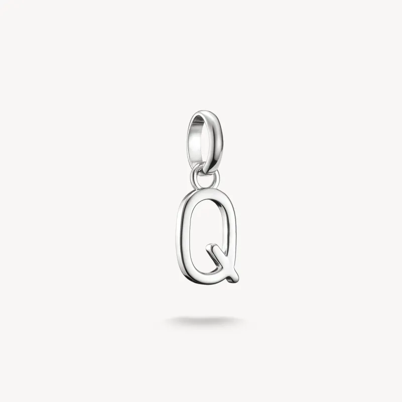 Thomas Sabo Sterling Silver Letter Q Connect Charm sold by C.W. Sellors