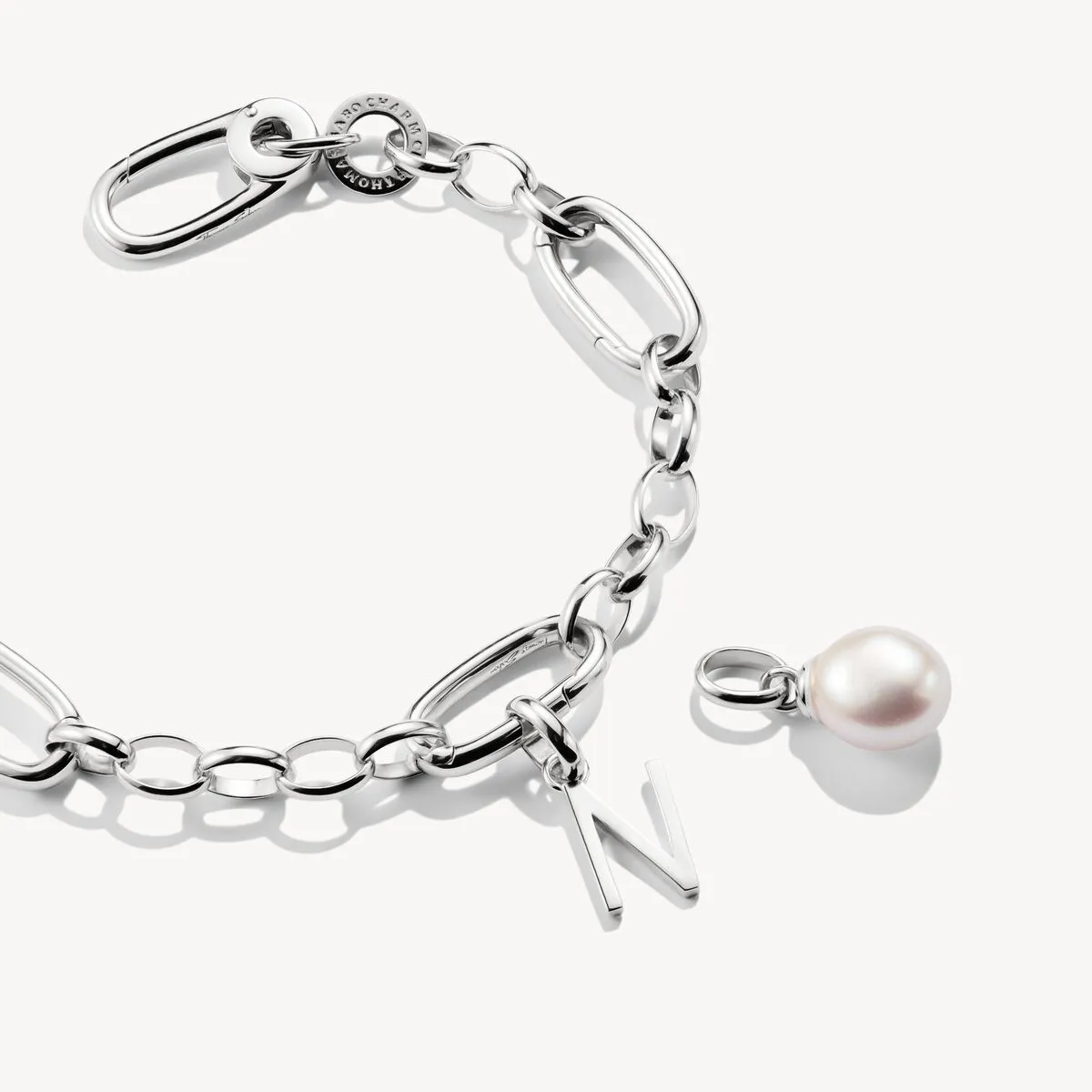 Thomas Sabo Sterling Silver Letter N Connect Charm sold by C.W. Sellors product image thumbnail 2