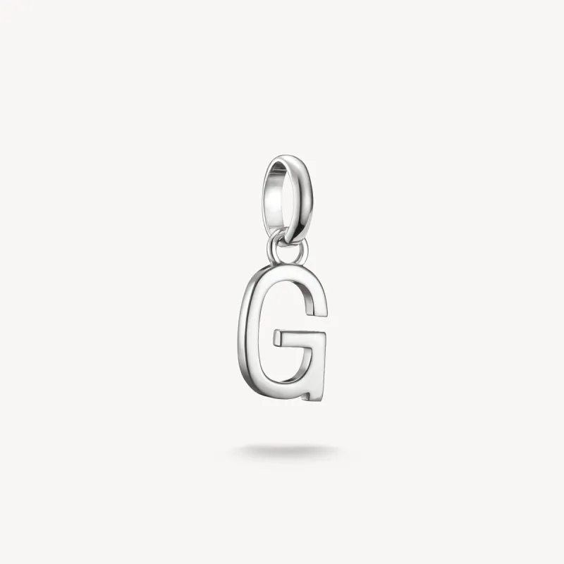 Thomas Sabo Sterling Silver Letter G Connect Charm sold by C.W. Sellors