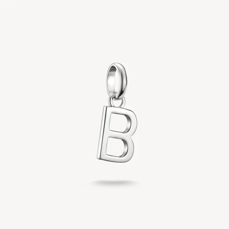 Thomas Sabo Sterling Silver Letter B Connect Charm sold by C.W. Sellors