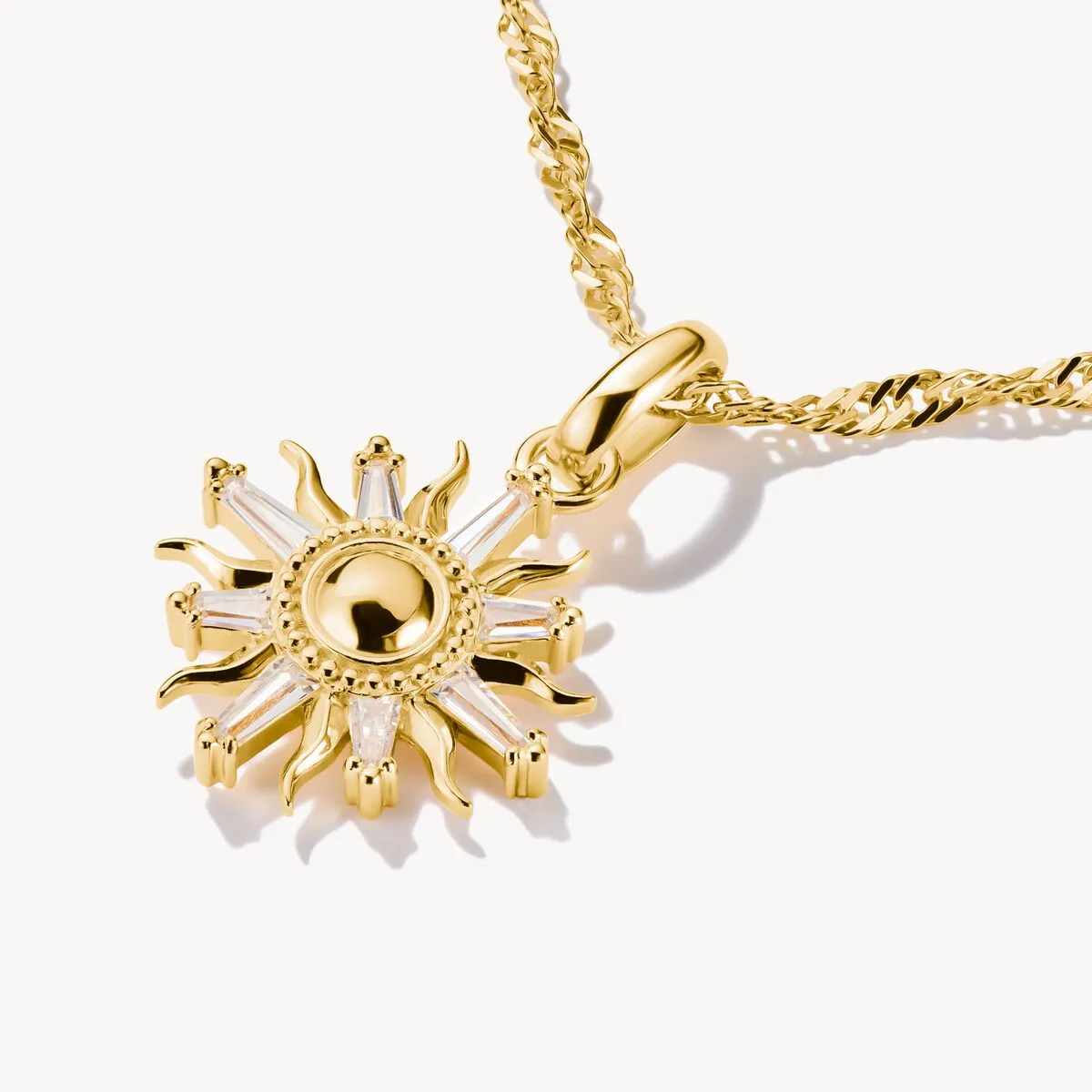 Thomas Sabo 18ct Gold Plated White Zirconia Sun Connect Charm sold by C.W. Sellors product image thumbnail 2