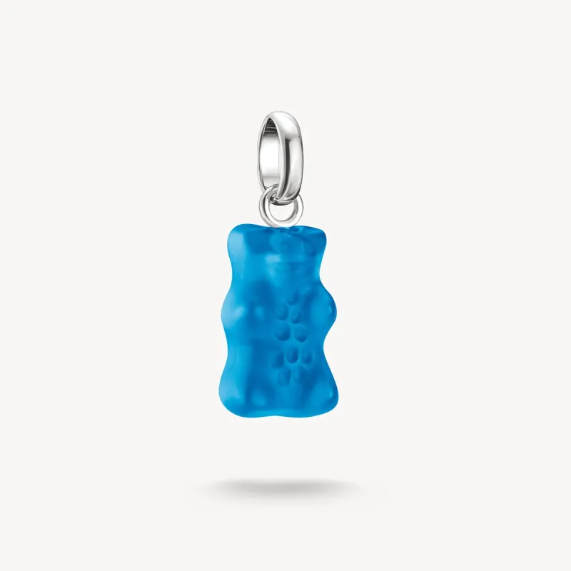 Thomas Sabo Sterling Silver Blue Haribo Bear Connect Charm made by Thomas Sabo